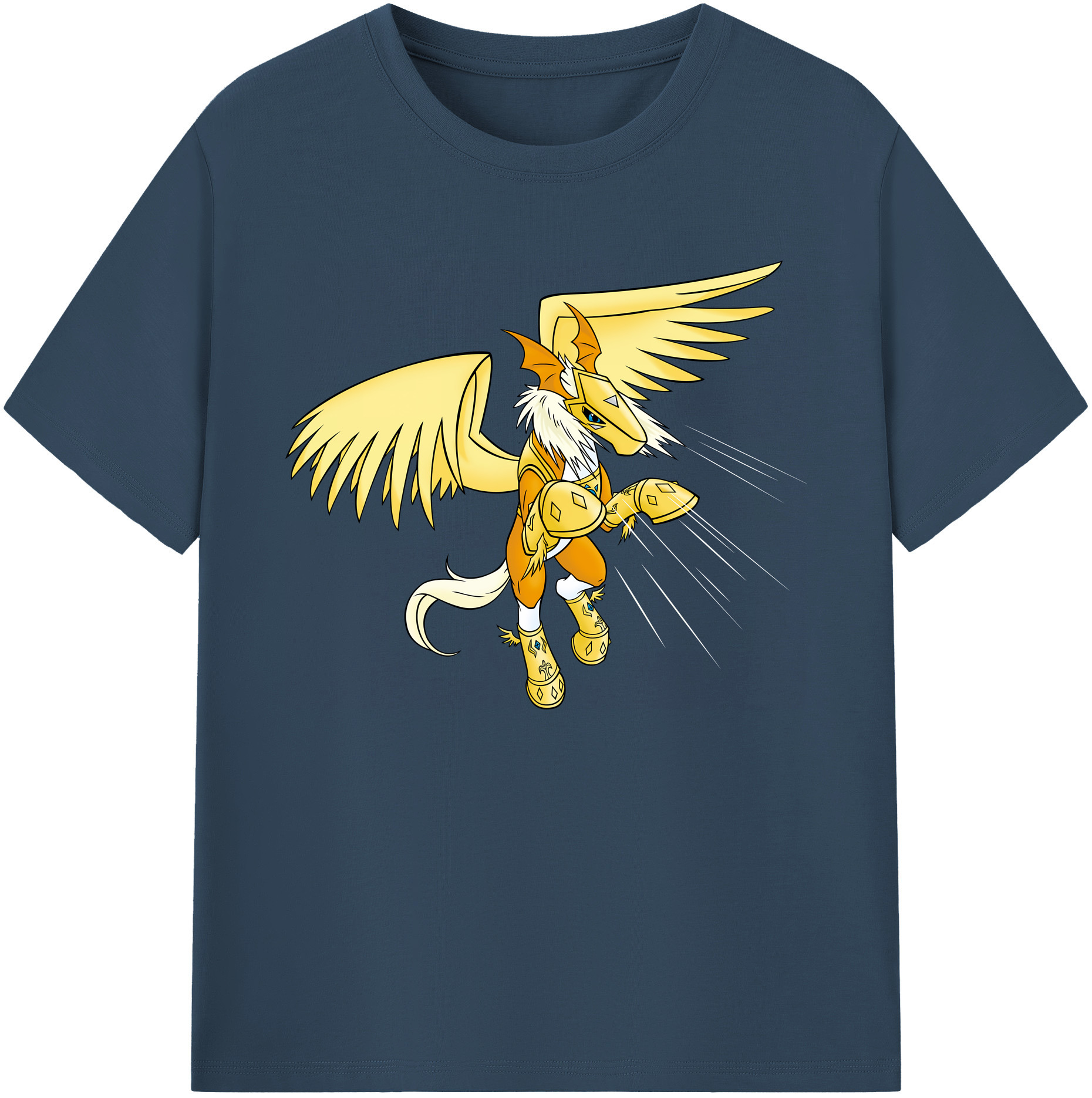 （画像用） Digimon デジタルモンスター/デジモン 綿100％ メンズ半袖Tシャツ｜肌触りやわらか＆通気性
