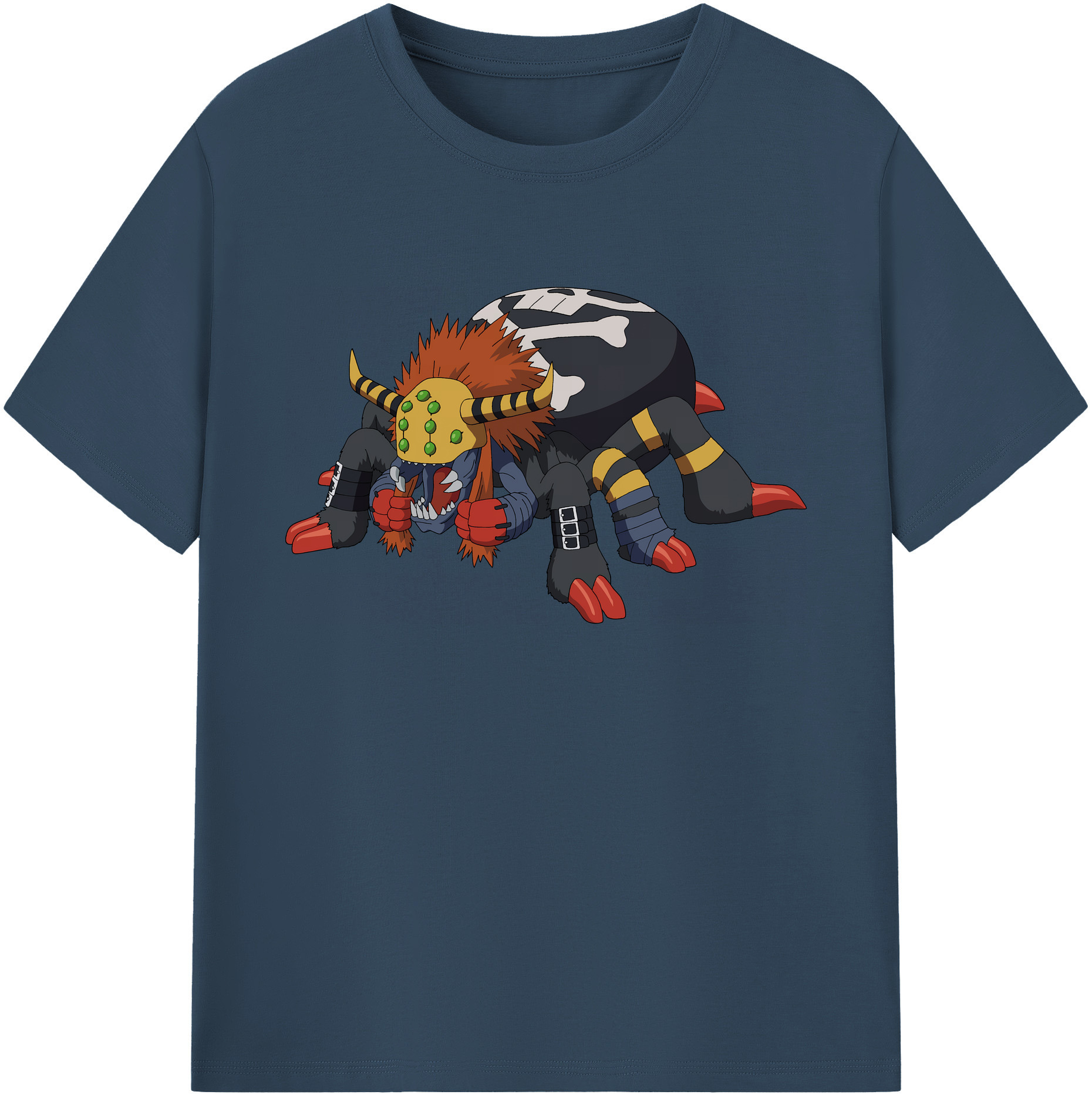 （画像用） Digimon デジタルモンスター/デジモン 綿100％ メンズ半袖Tシャツ｜肌触りやわらか＆通気性