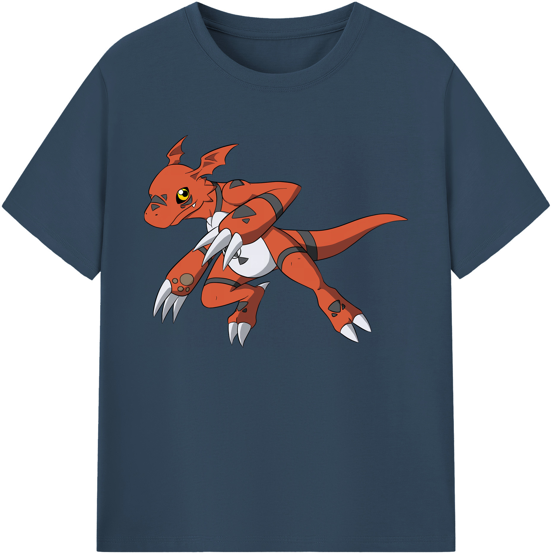 （画像用） Digimon デジタルモンスター/デジモン 綿100％ メンズ半袖Tシャツ｜肌触りやわらか＆通気性
