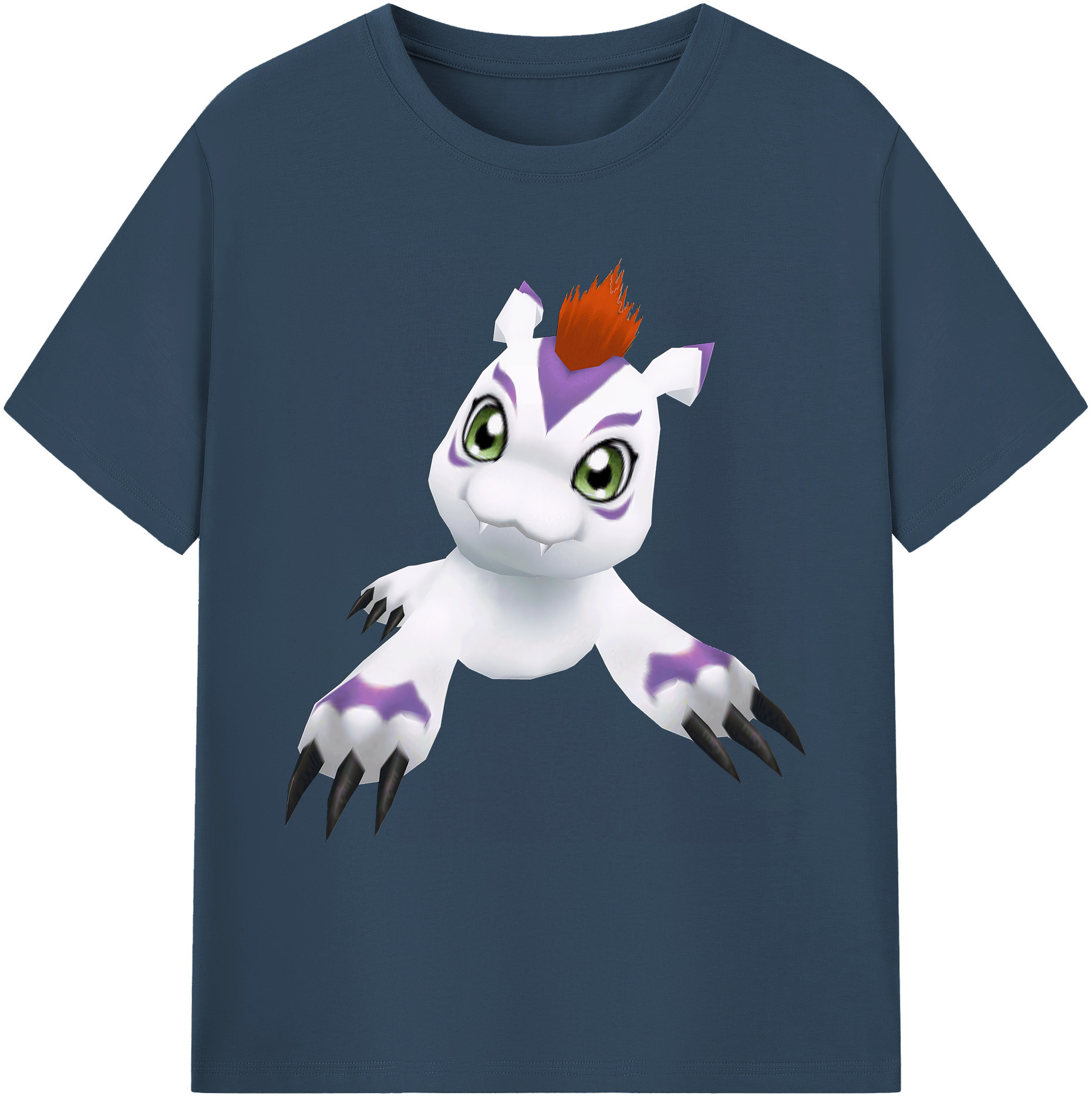 （画像用） Digimon デジタルモンスター/デジモン 綿100％ メンズ半袖Tシャツ｜肌触りやわらか＆通気性