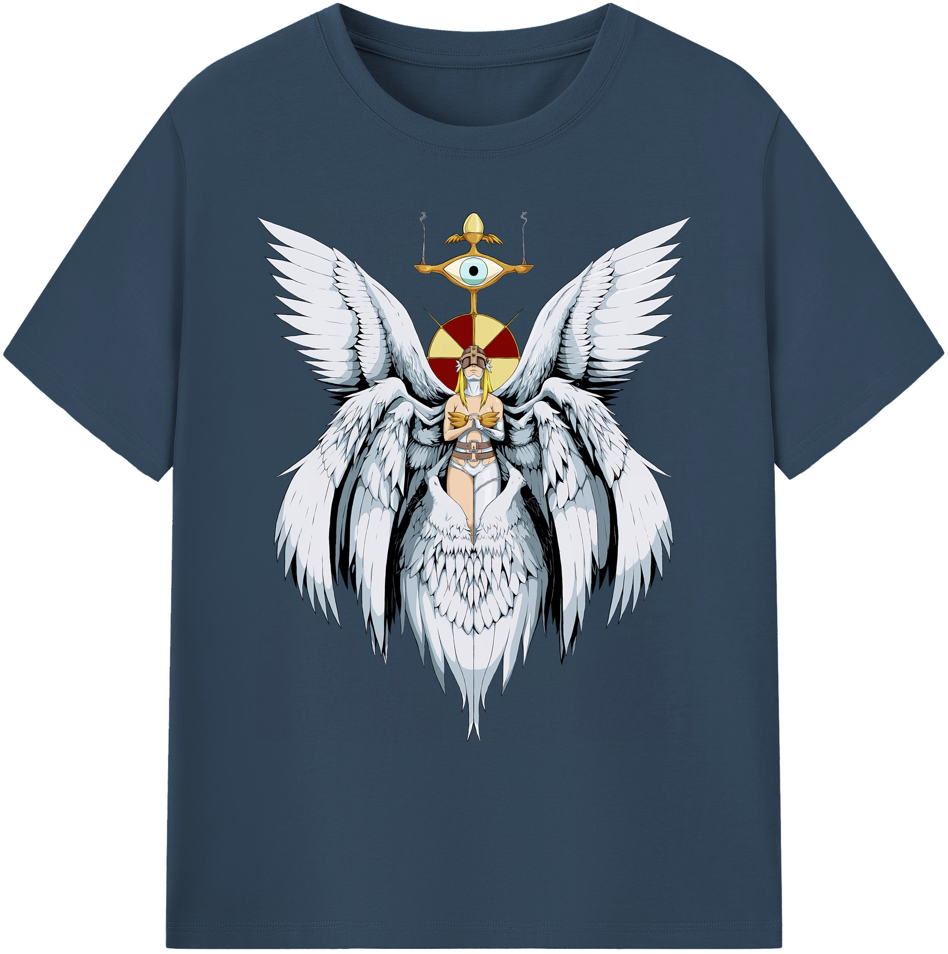 （画像用） Digimon デジタルモンスター/デジモン 綿100％ メンズ半袖Tシャツ｜肌触りやわらか＆通気性