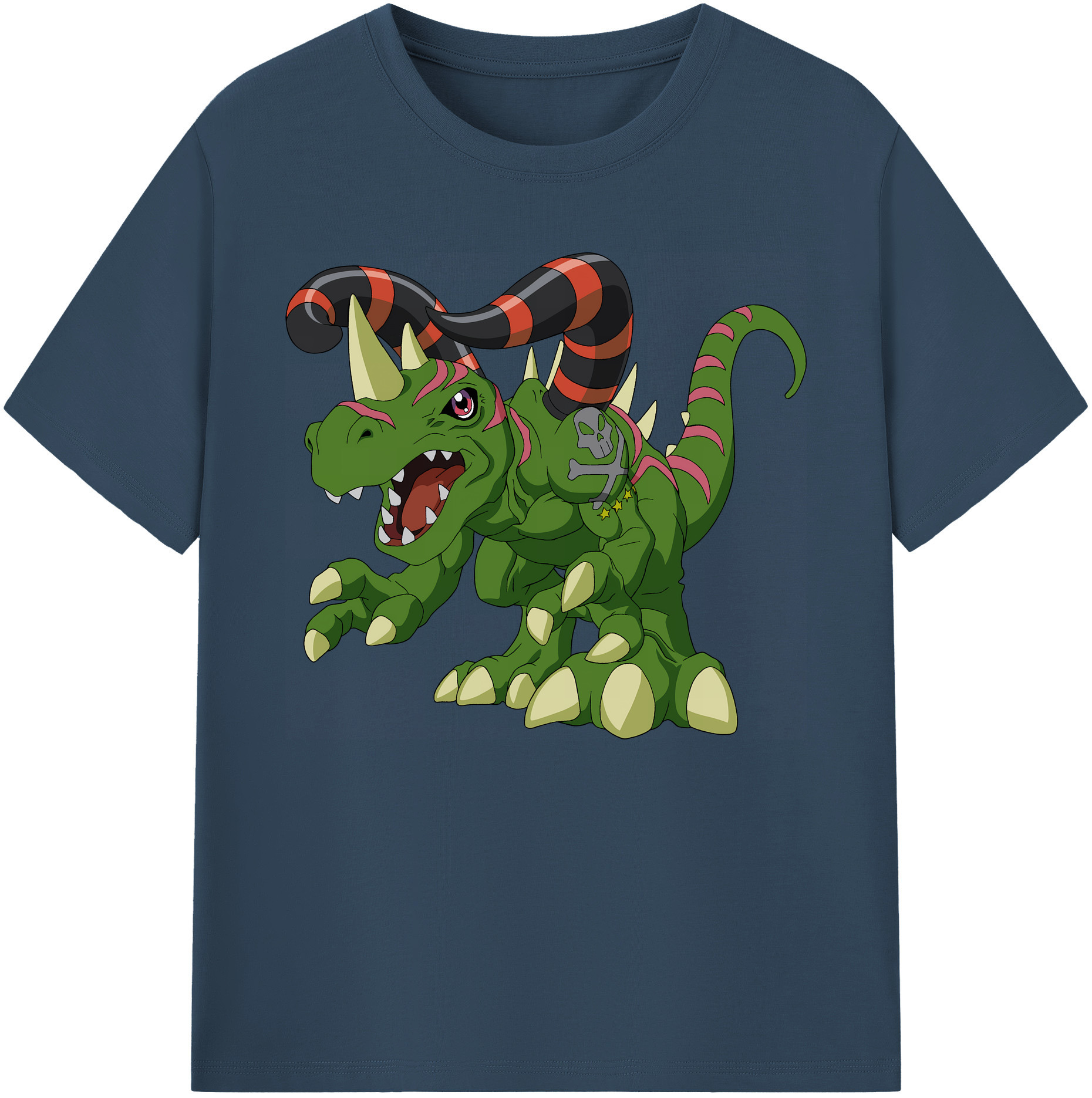 （画像用） Digimon デジタルモンスター/デジモン 綿100％ メンズ半袖Tシャツ｜肌触りやわらか＆通気性