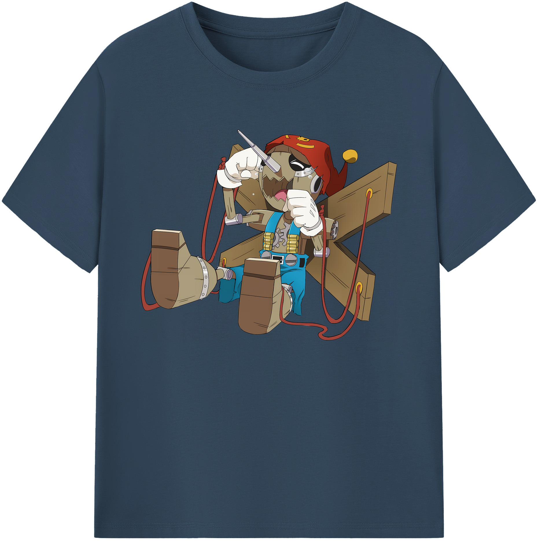 （画像用） Digimon デジタルモンスター/デジモン 綿100％ メンズ半袖Tシャツ｜肌触りやわらか＆通気性