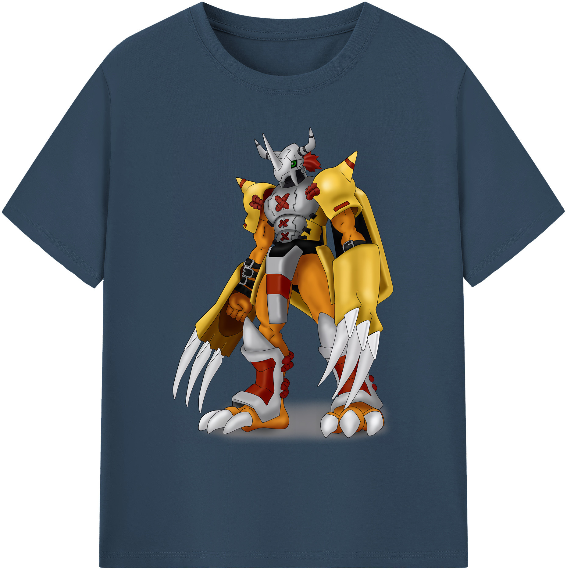 （画像用） Digimon デジタルモンスター/デジモン 綿100％ メンズ半袖Tシャツ｜肌触りやわらか＆通気性