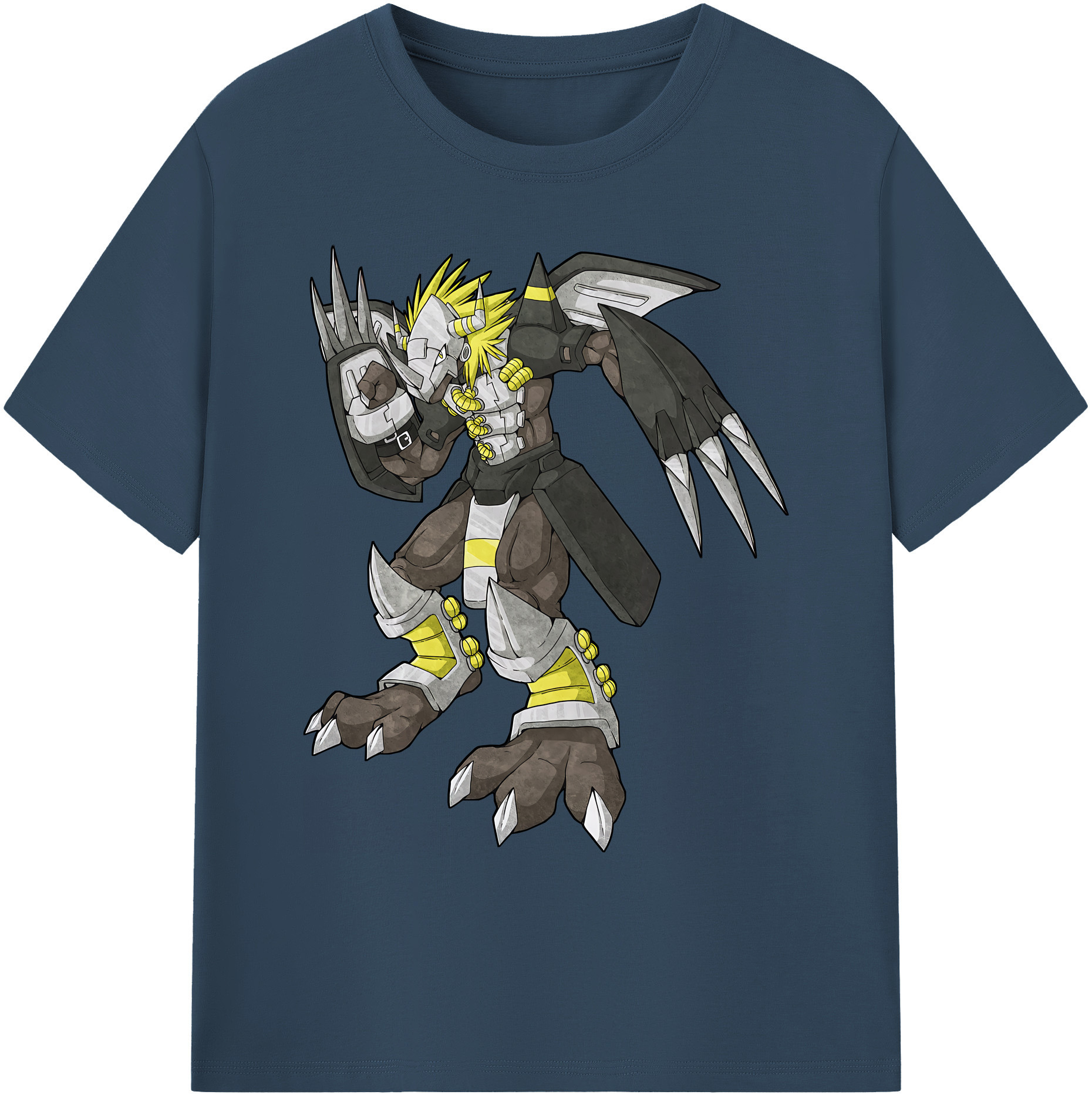 （画像用） Digimon デジタルモンスター/デジモン 綿100％ メンズ半袖Tシャツ｜肌触りやわらか＆通気性