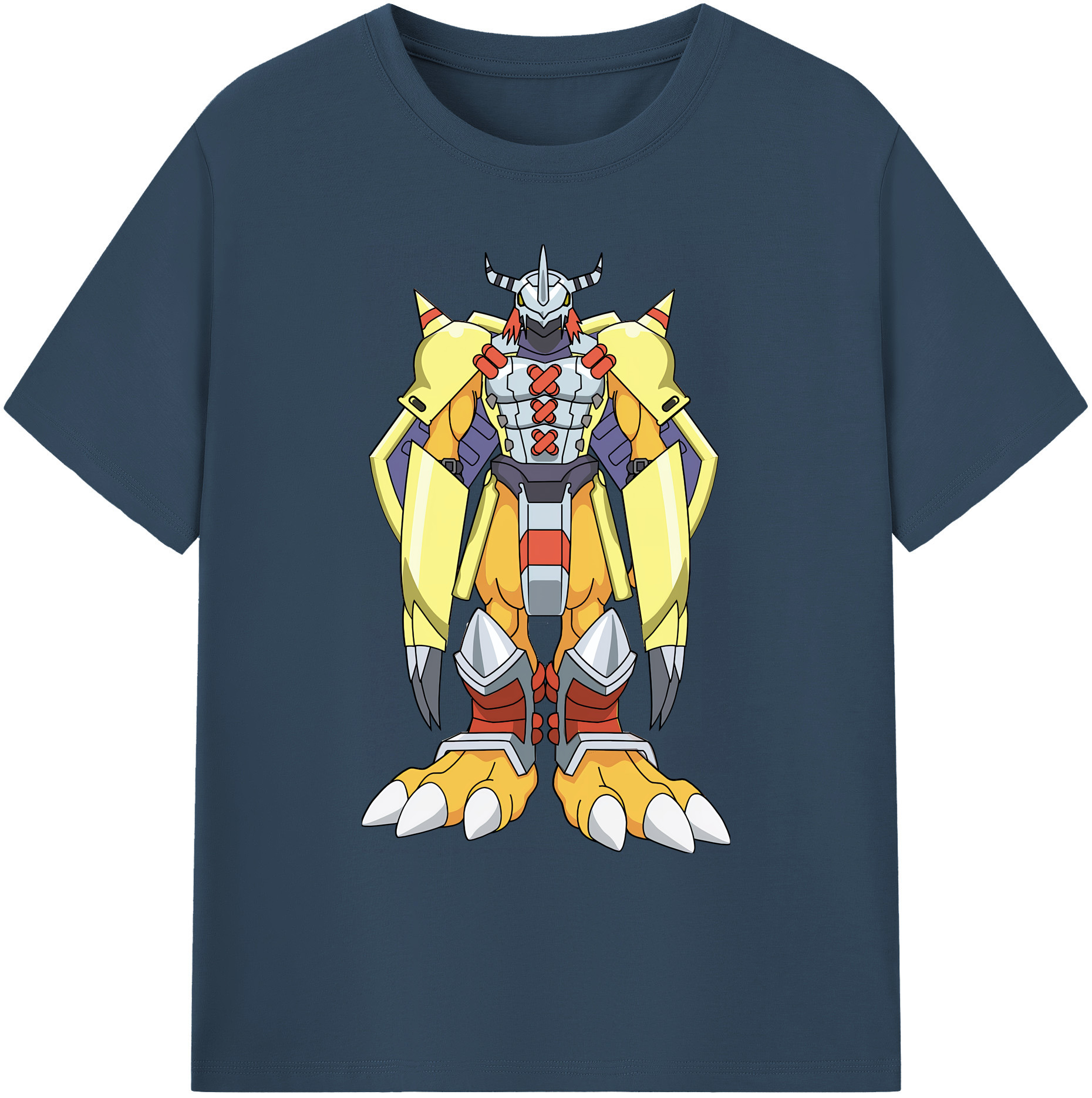 （画像用） Digimon デジタルモンスター/デジモン 綿100％ メンズ半袖Tシャツ｜肌触りやわらか＆通気性