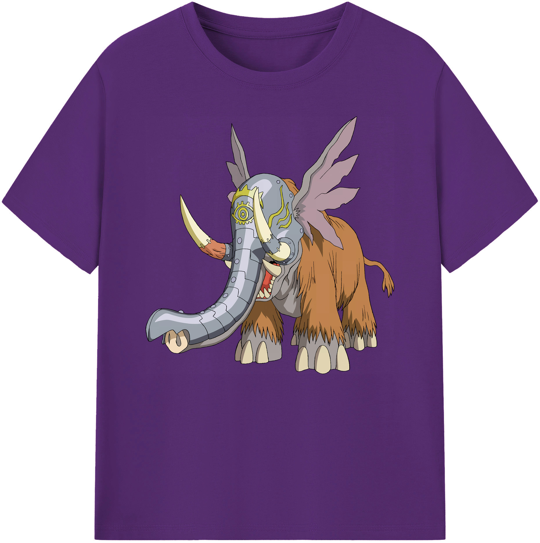（画像用） Digimon デジタルモンスター/デジモン 綿100％ メンズ半袖Tシャツ｜肌触りやわらか＆通気性