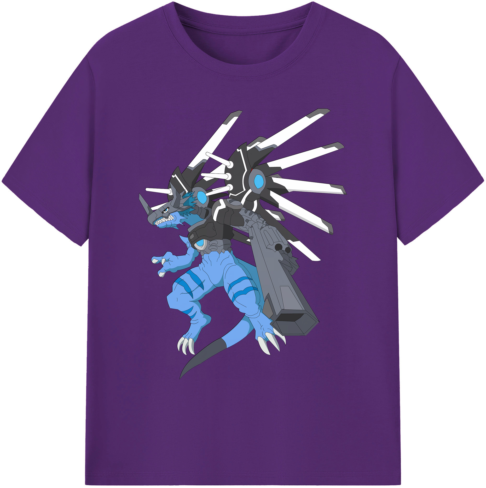 （画像用） Digimon デジタルモンスター/デジモン 綿100％ メンズ半袖Tシャツ｜肌触りやわらか＆通気性
