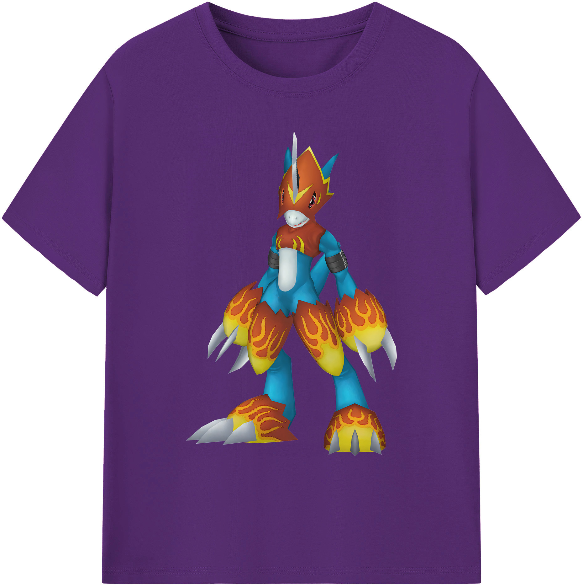 （画像用） Digimon デジタルモンスター/デジモン 綿100％ メンズ半袖Tシャツ｜肌触りやわらか＆通気性