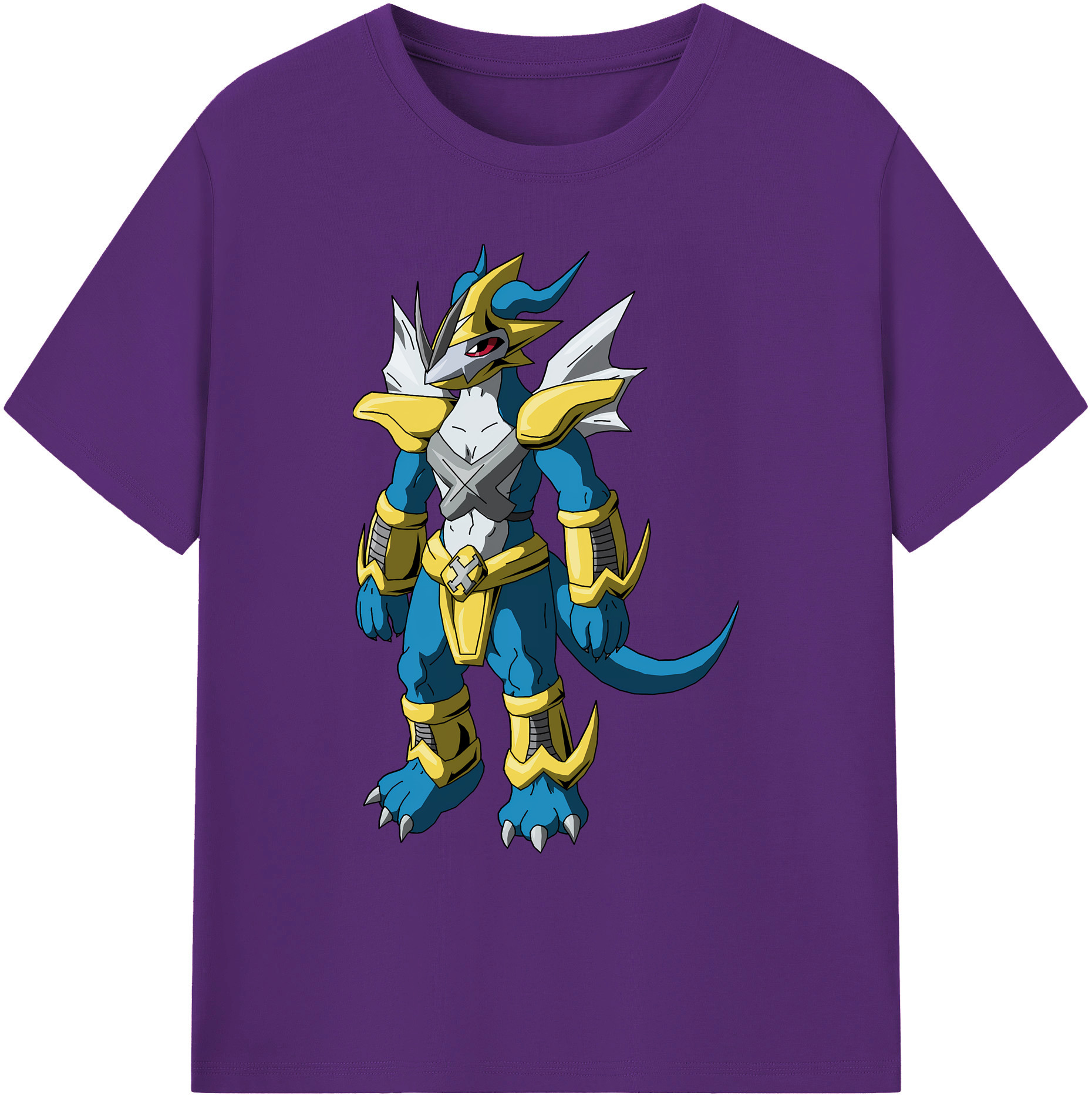 （画像用） Digimon デジタルモンスター/デジモン 綿100％ メンズ半袖Tシャツ｜肌触りやわらか＆通気性