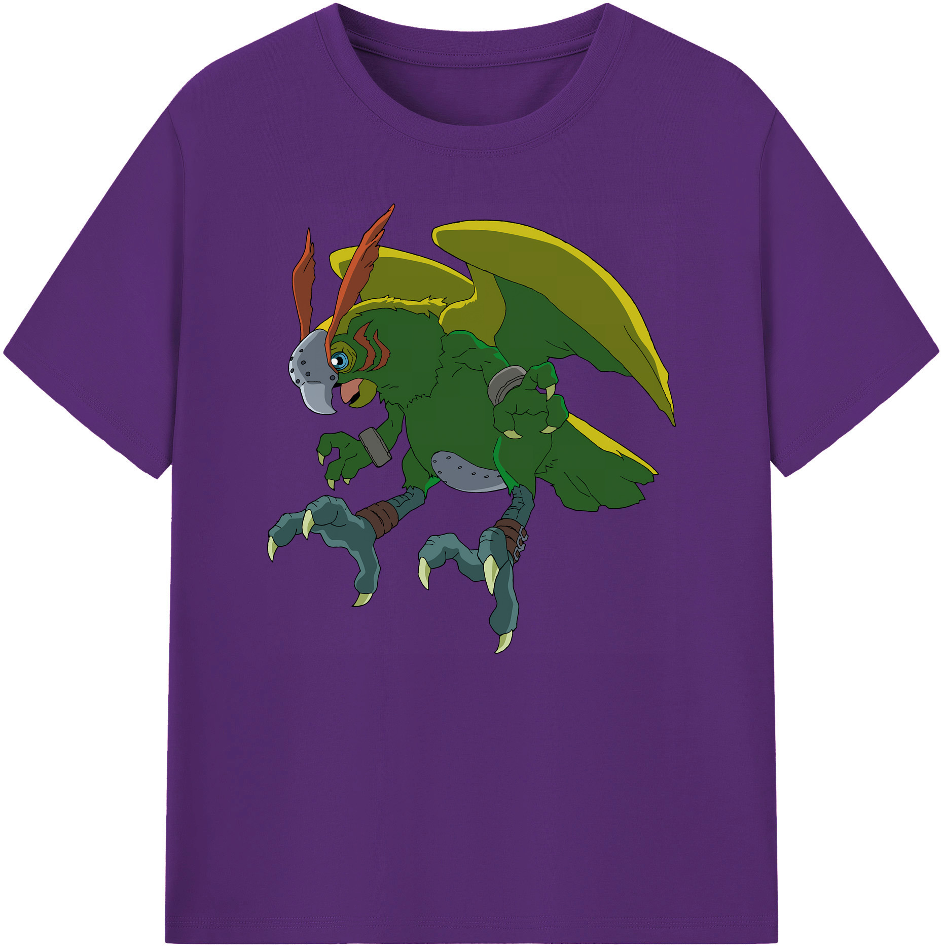 （画像用） Digimon デジタルモンスター/デジモン 綿100％ メンズ半袖Tシャツ｜肌触りやわらか＆通気性
