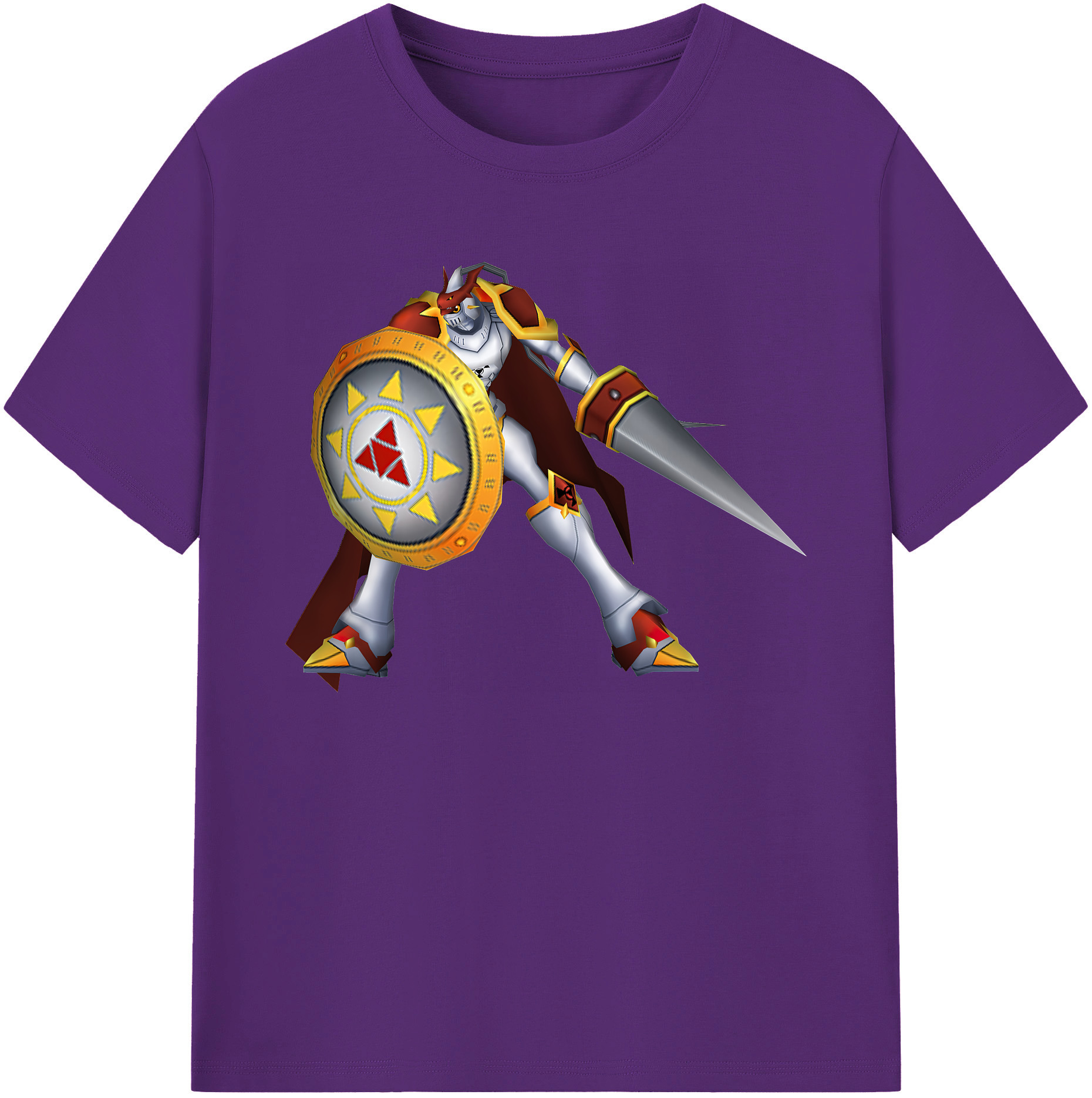 （画像用） Digimon デジタルモンスター/デジモン 綿100％ メンズ半袖Tシャツ｜肌触りやわらか＆通気性