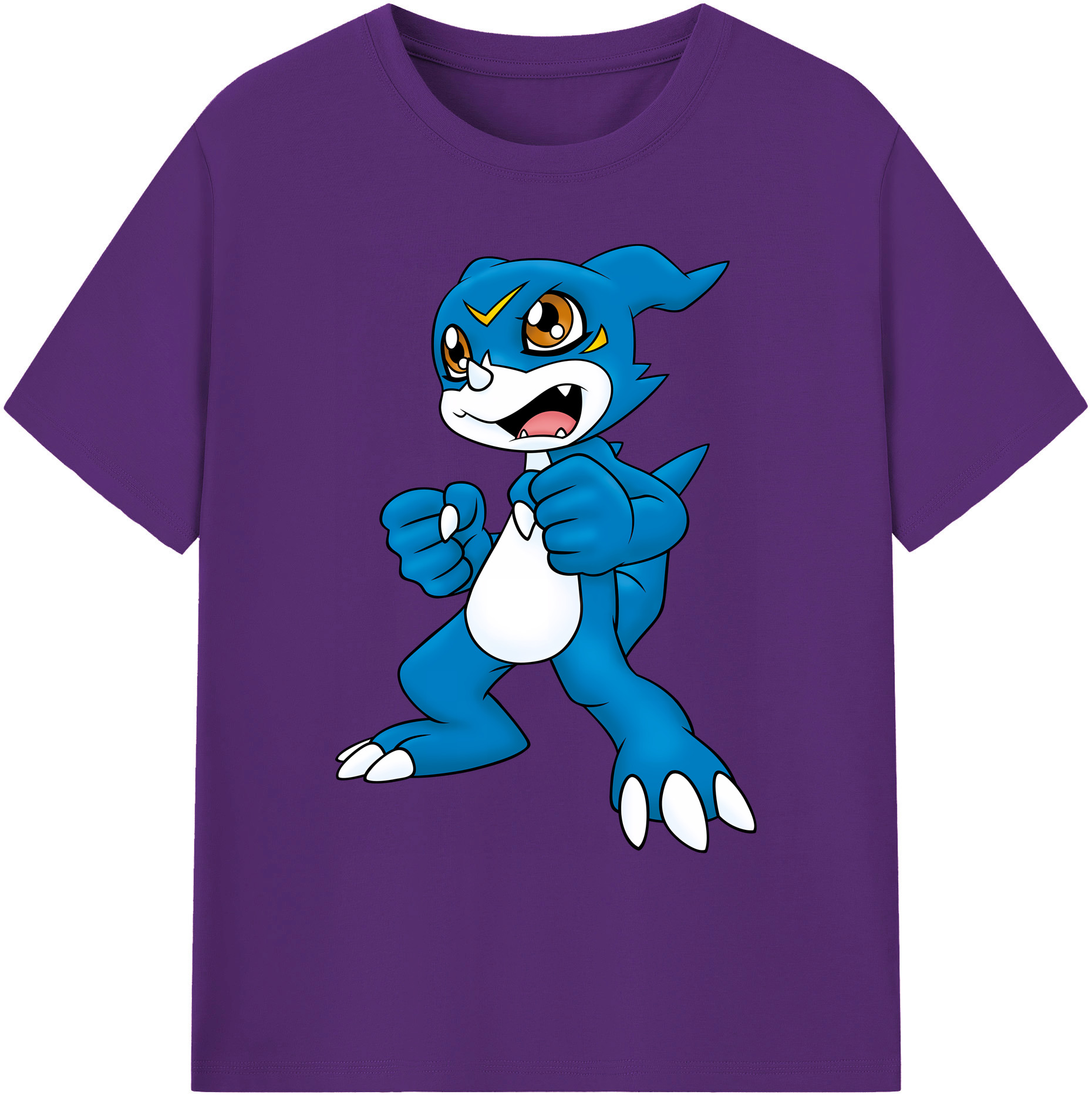 （画像用） Digimon デジタルモンスター/デジモン 綿100％ メンズ半袖Tシャツ｜肌触りやわらか＆通気性