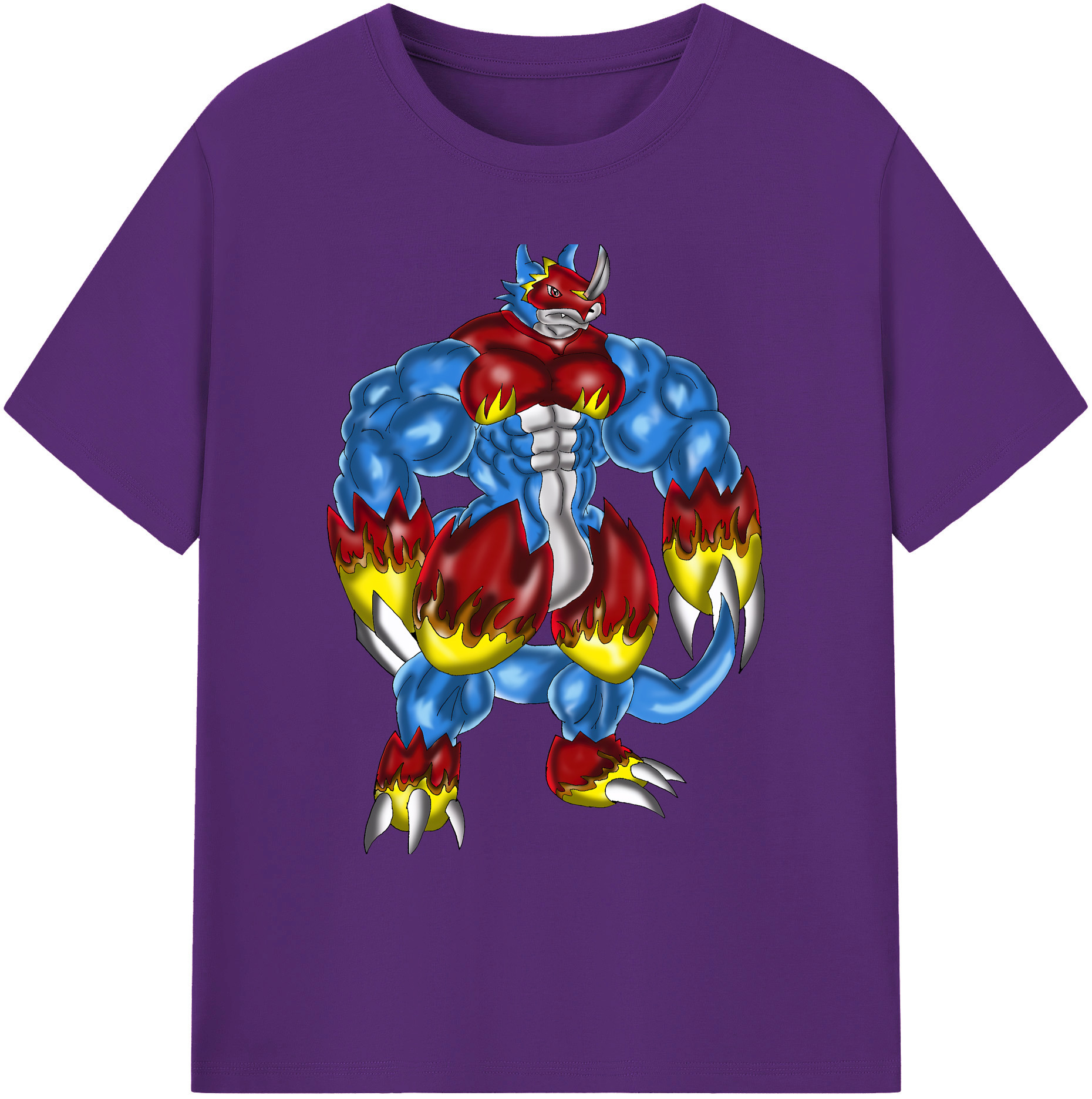 （画像用） Digimon デジタルモンスター/デジモン 綿100％ メンズ半袖Tシャツ｜肌触りやわらか＆通気性