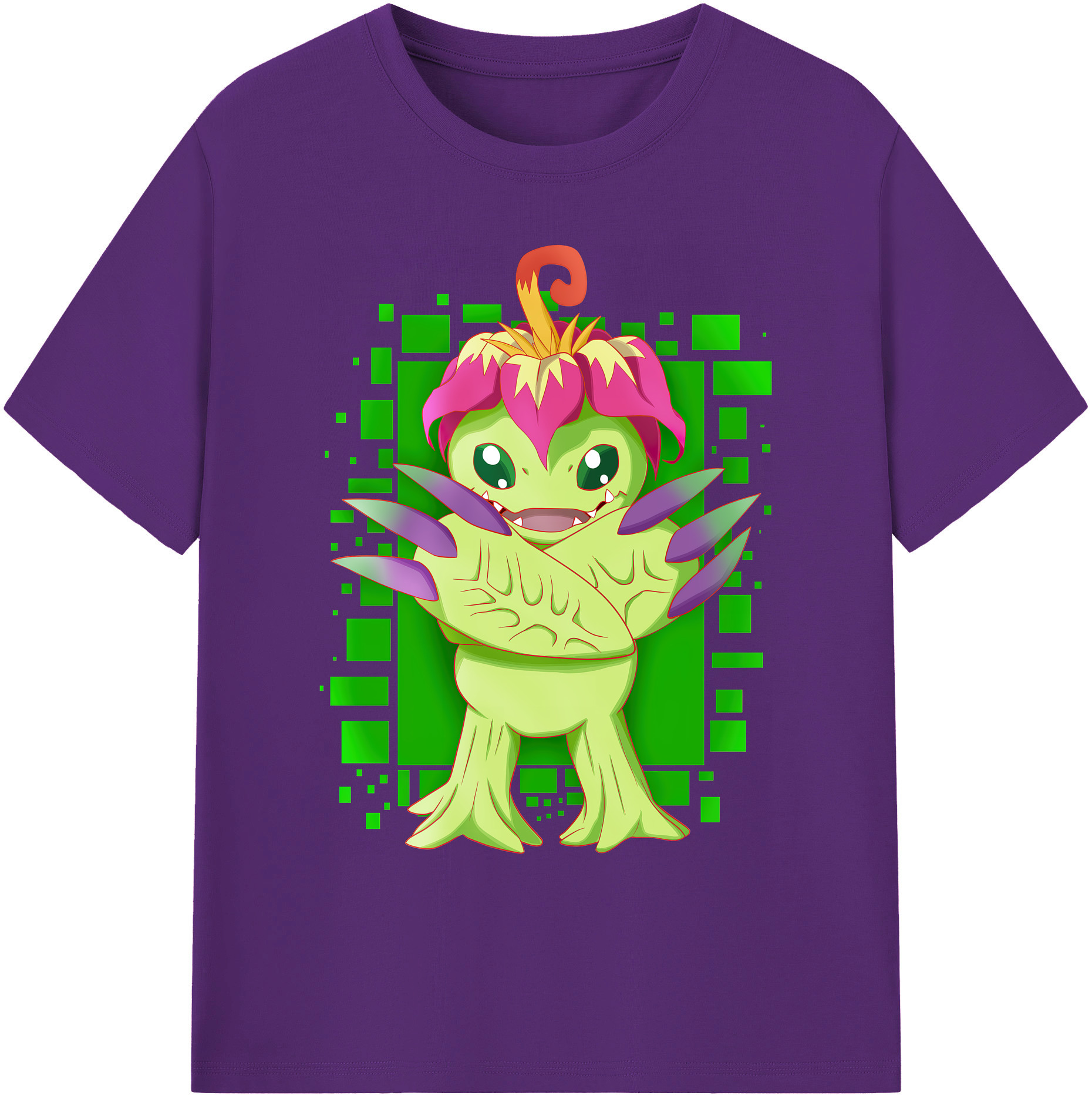 （画像用） Digimon デジタルモンスター/デジモン 綿100％ メンズ半袖Tシャツ｜肌触りやわらか＆通気性