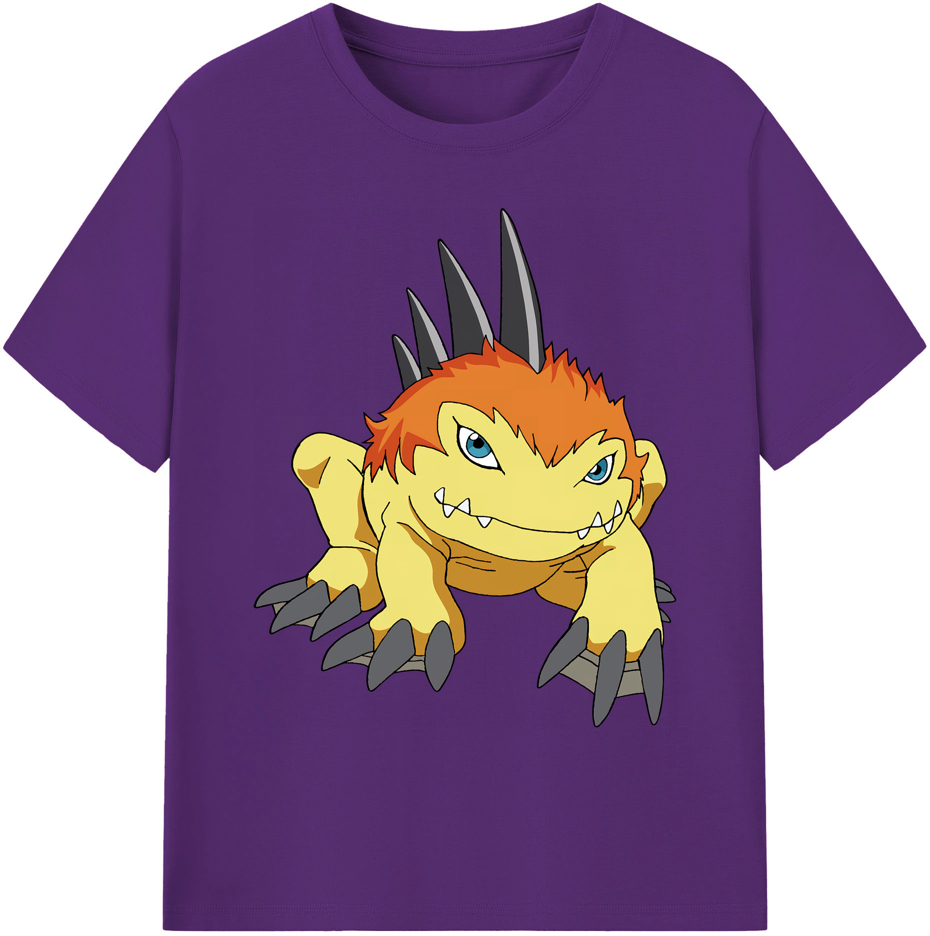 （画像用） Digimon デジタルモンスター/デジモン 綿100％ メンズ半袖Tシャツ｜肌触りやわらか＆通気性