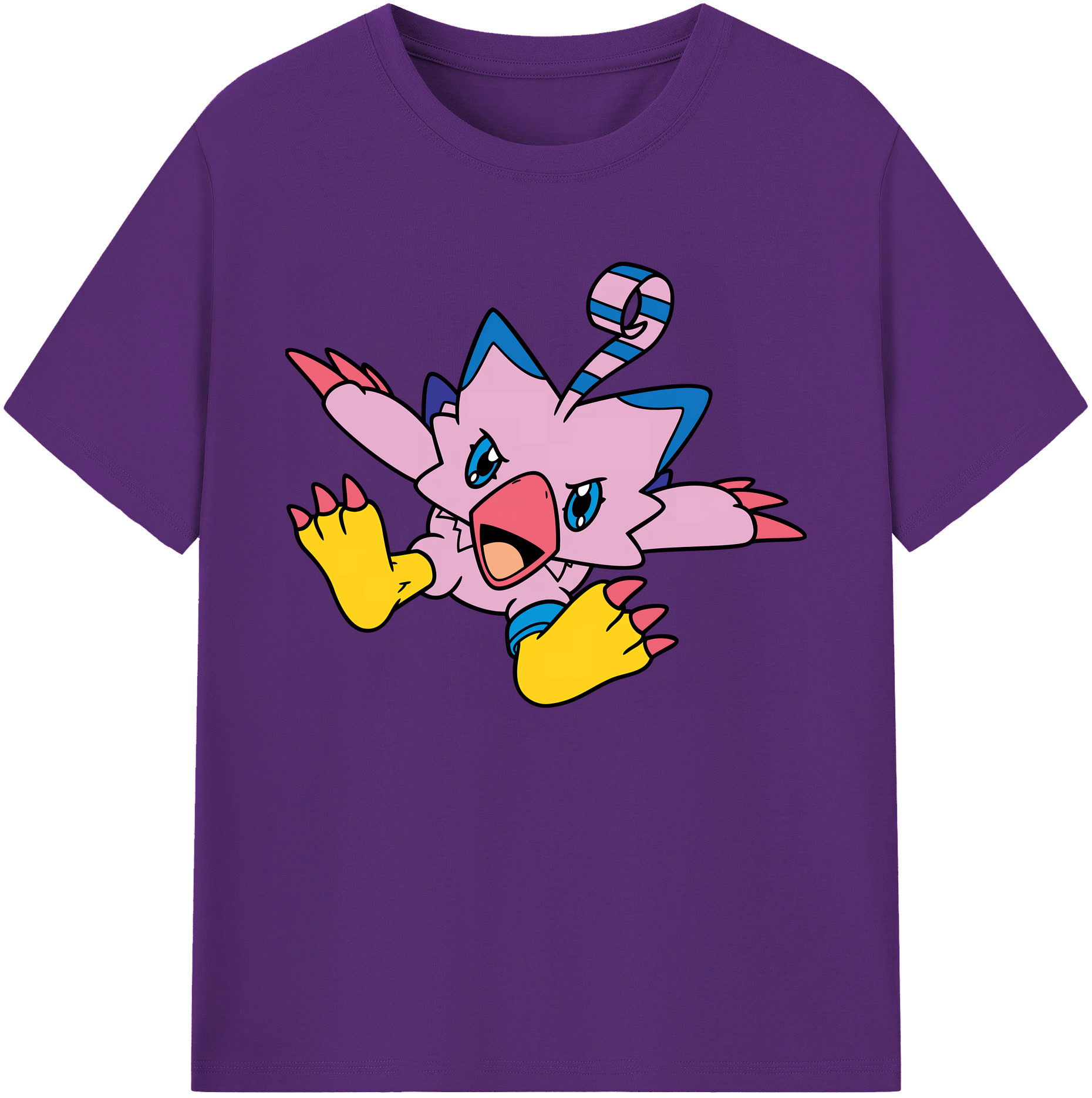 （画像用） Digimon デジタルモンスター/デジモン 綿100％ メンズ半袖Tシャツ｜肌触りやわらか＆通気性