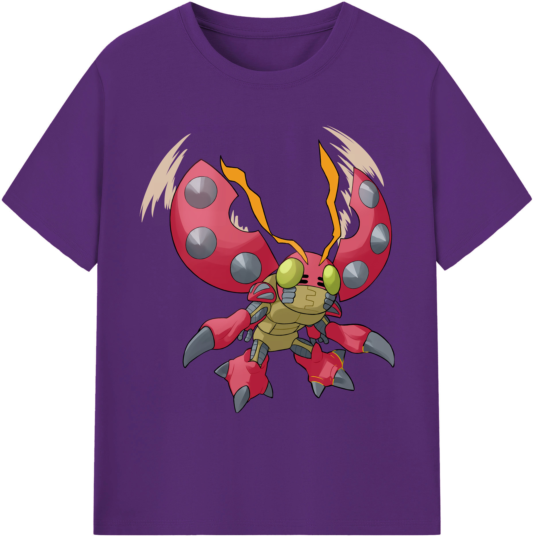 （画像用） Digimon デジタルモンスター/デジモン 綿100％ メンズ半袖Tシャツ｜肌触りやわらか＆通気性