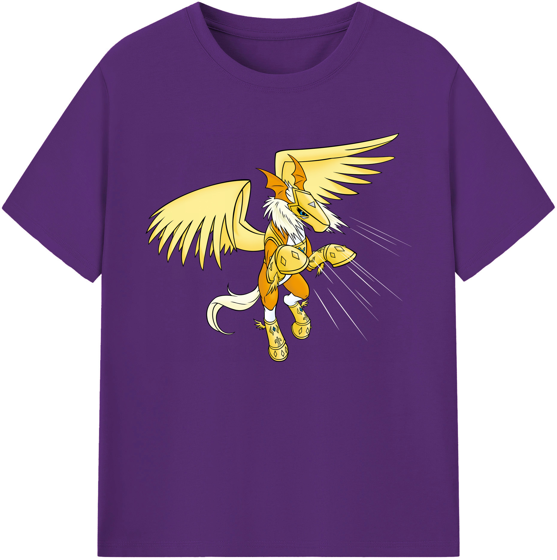 （画像用） Digimon デジタルモンスター/デジモン 綿100％ メンズ半袖Tシャツ｜肌触りやわらか＆通気性