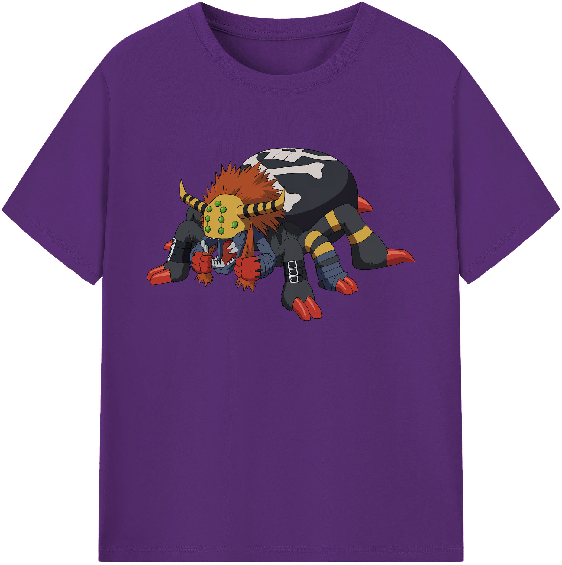 （画像用） Digimon デジタルモンスター/デジモン 綿100％ メンズ半袖Tシャツ｜肌触りやわらか＆通気性