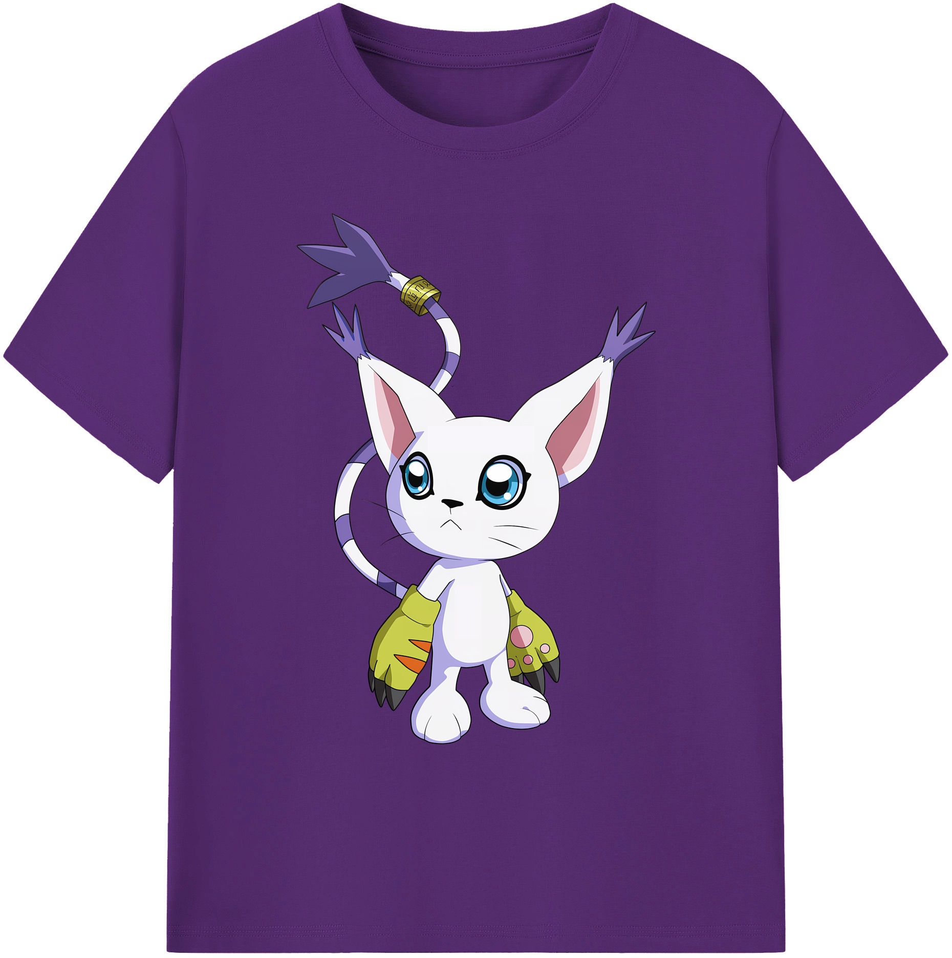 （画像用） Digimon デジタルモンスター/デジモン 綿100％ メンズ半袖Tシャツ｜肌触りやわらか＆通気性
