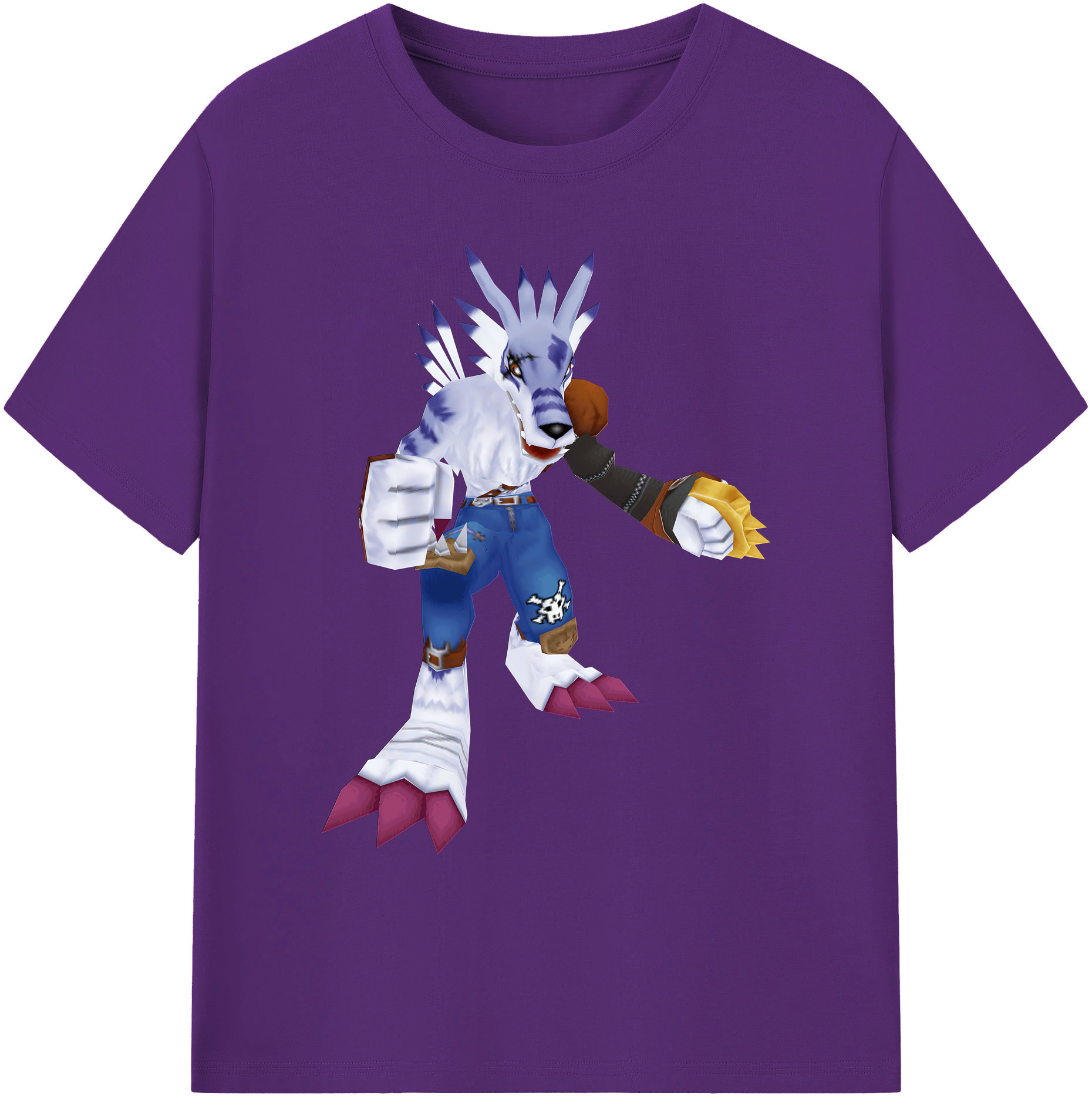 （画像用） Digimon デジタルモンスター/デジモン 綿100％ メンズ半袖Tシャツ｜肌触りやわらか＆通気性