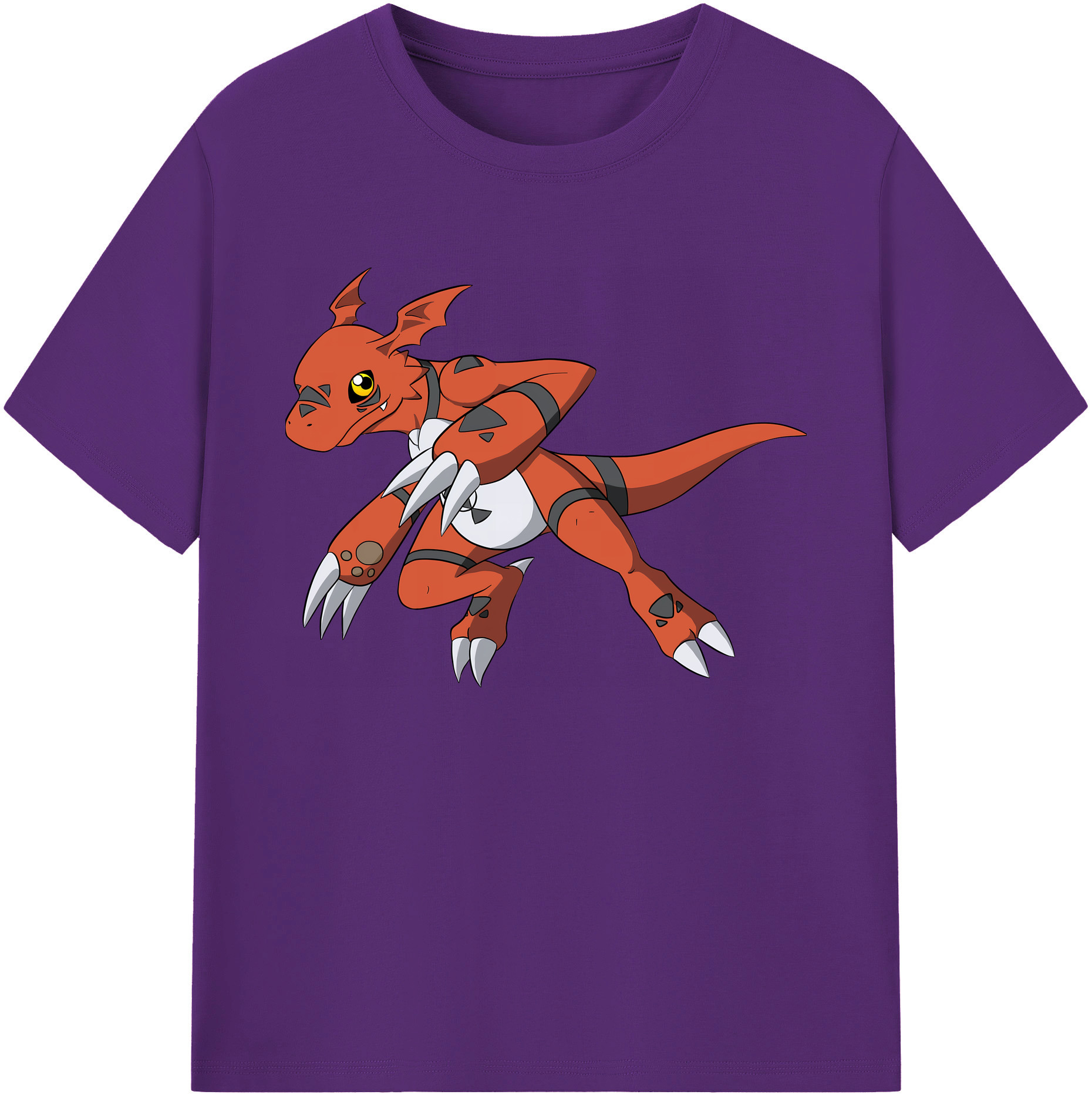 （画像用） Digimon デジタルモンスター/デジモン 綿100％ メンズ半袖Tシャツ｜肌触りやわらか＆通気性