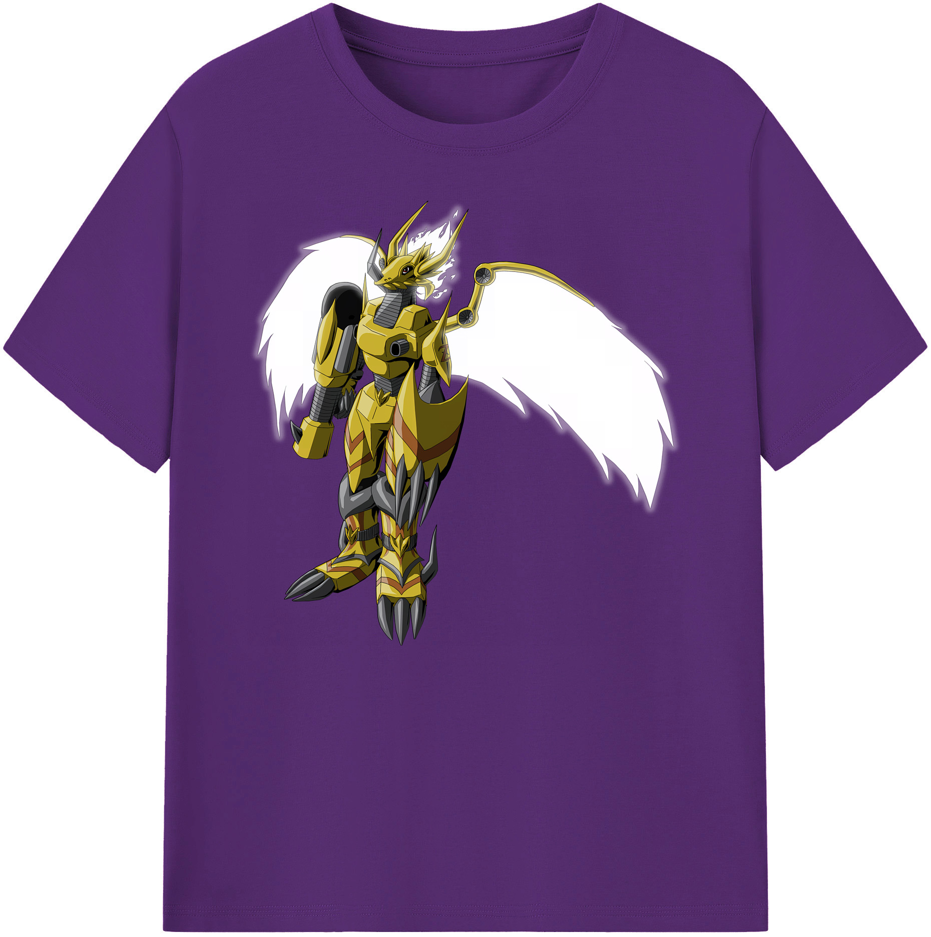 （画像用） Digimon デジタルモンスター/デジモン 綿100％ メンズ半袖Tシャツ｜肌触りやわらか＆通気性