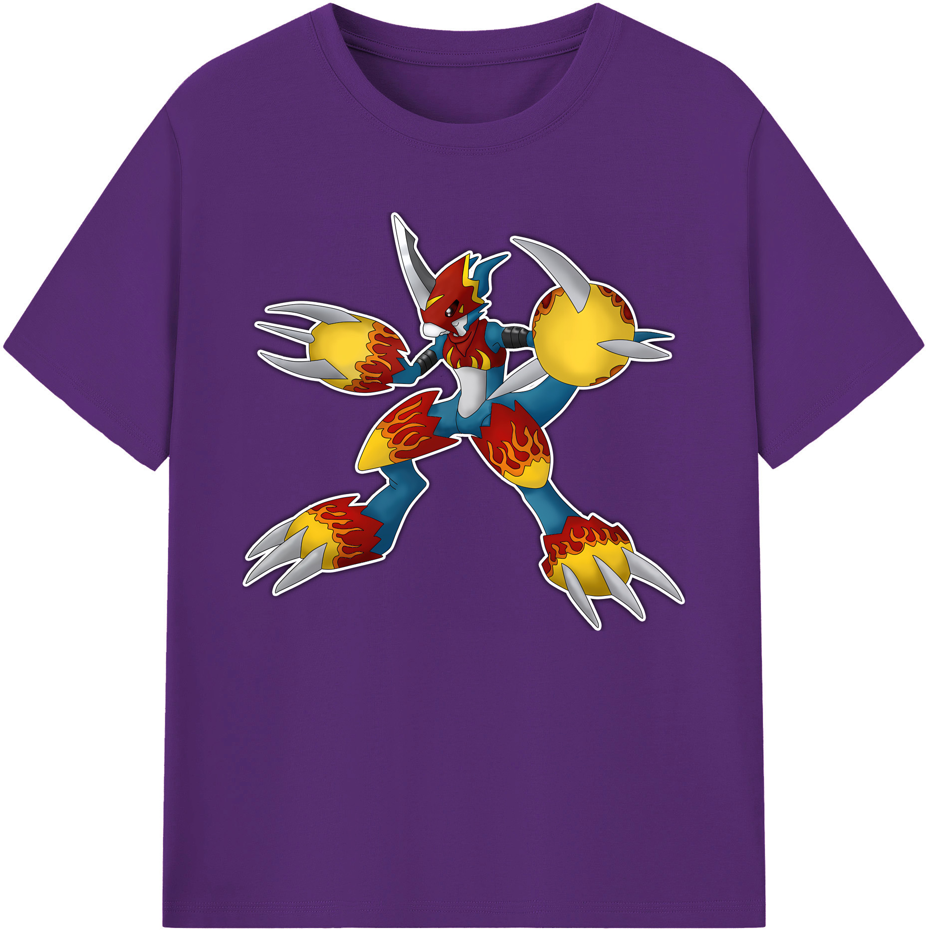 （画像用） Digimon デジタルモンスター/デジモン 綿100％ メンズ半袖Tシャツ｜肌触りやわらか＆通気性