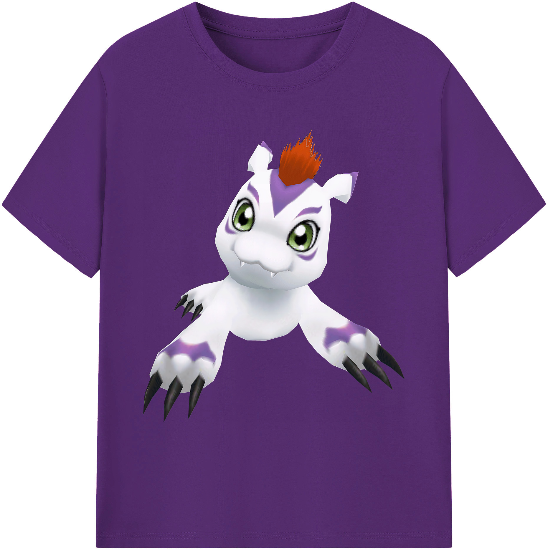（画像用） Digimon デジタルモンスター/デジモン 綿100％ メンズ半袖Tシャツ｜肌触りやわらか＆通気性