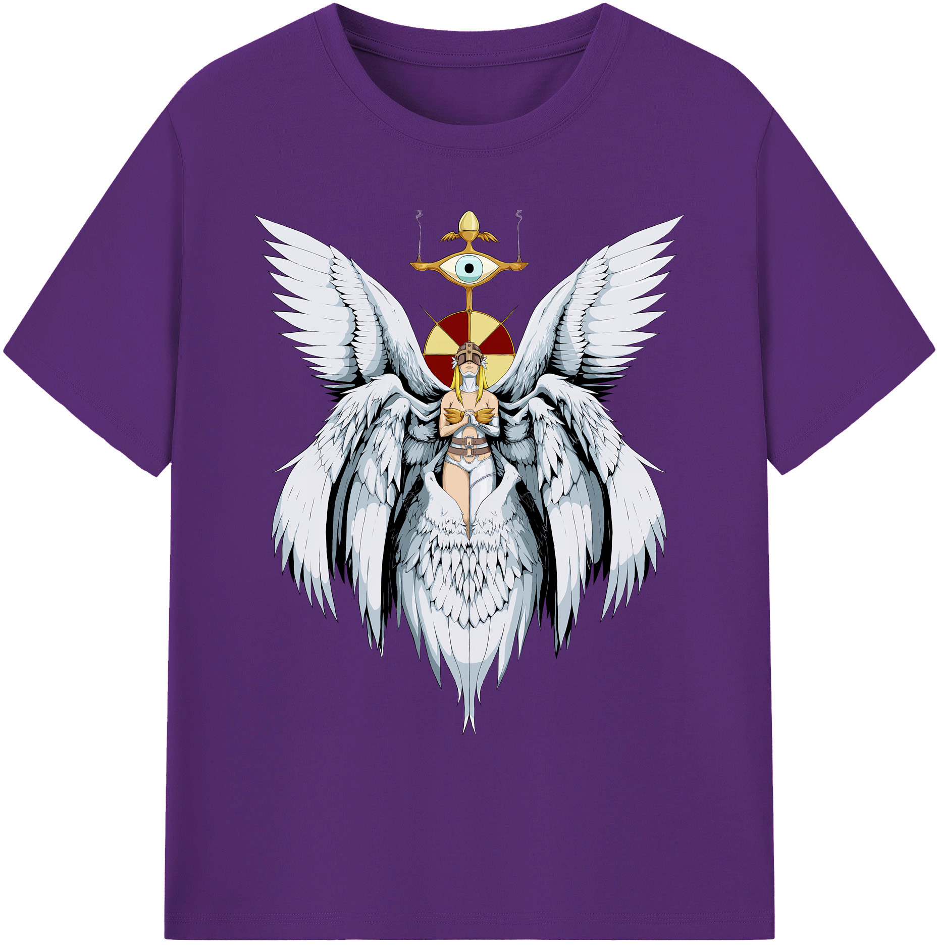 （画像用） Digimon デジタルモンスター/デジモン 綿100％ メンズ半袖Tシャツ｜肌触りやわらか＆通気性