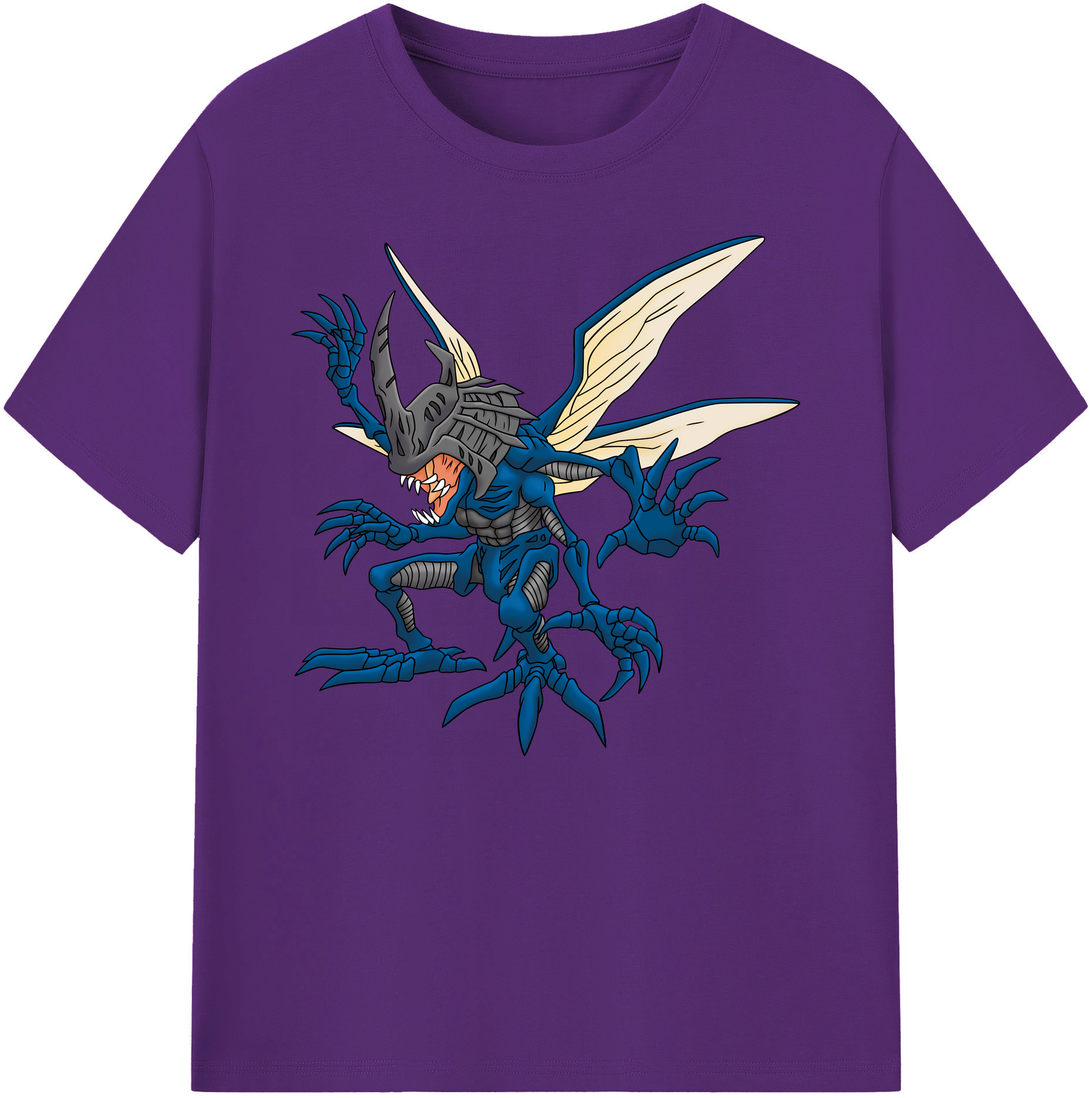 （画像用） Digimon デジタルモンスター/デジモン 綿100％ メンズ半袖Tシャツ｜肌触りやわらか＆通気性
