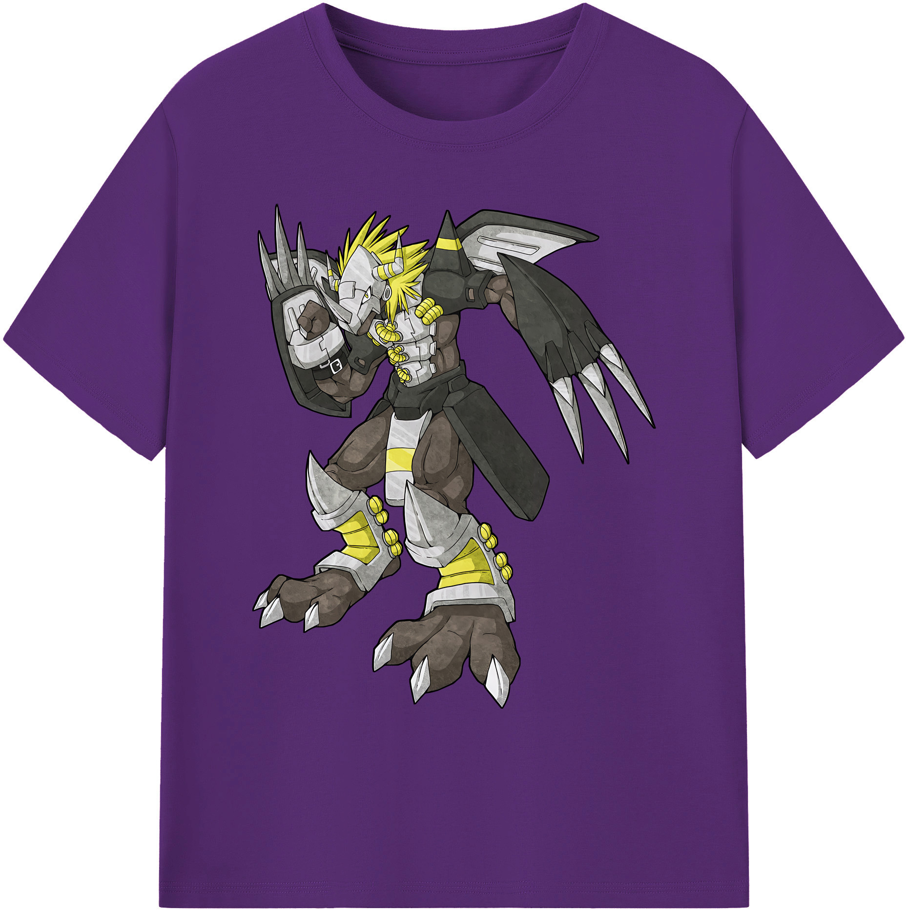 （画像用） Digimon デジタルモンスター/デジモン 綿100％ メンズ半袖Tシャツ｜肌触りやわらか＆通気性