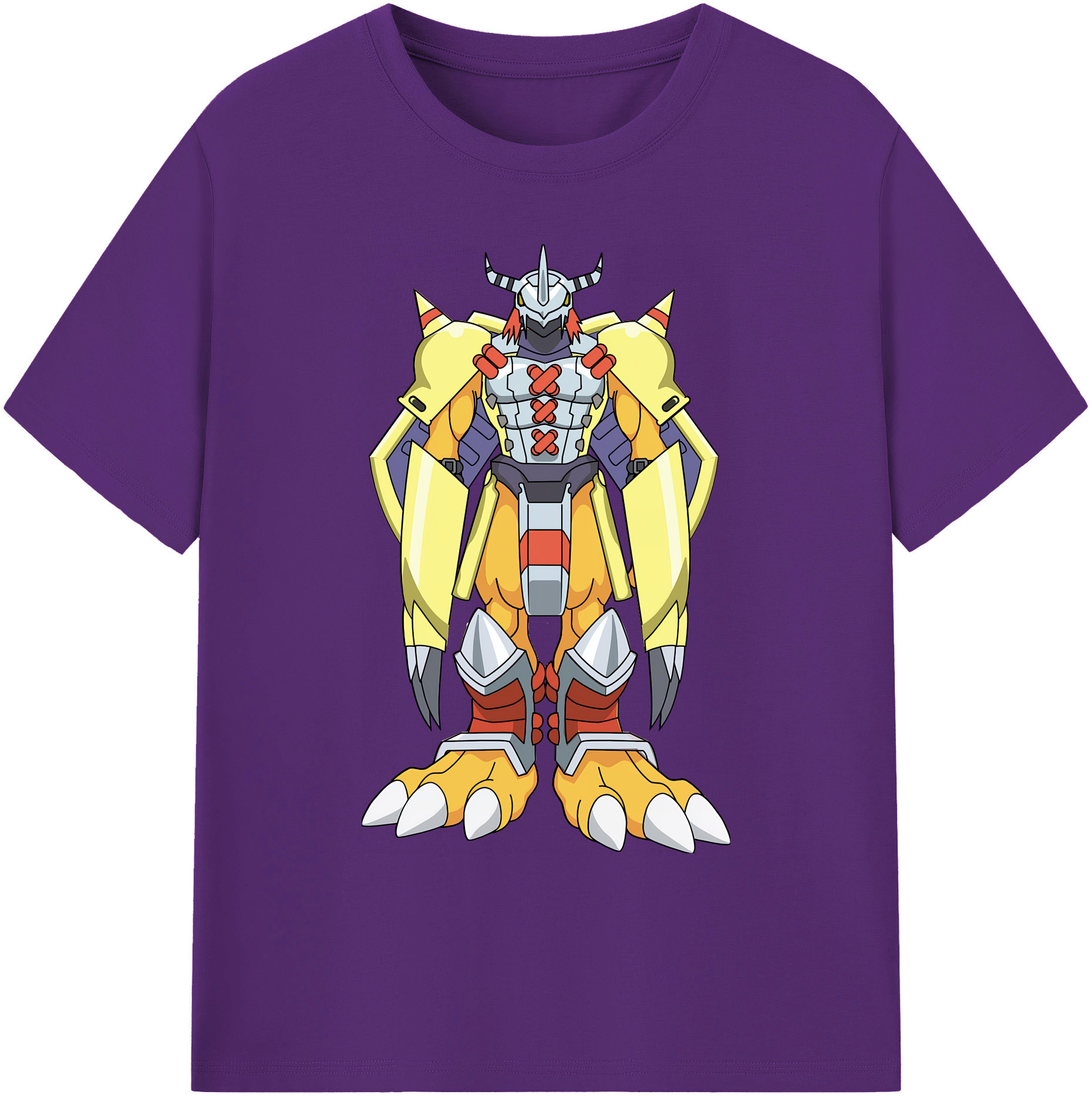 （画像用） Digimon デジタルモンスター/デジモン 綿100％ メンズ半袖Tシャツ｜肌触りやわらか＆通気性