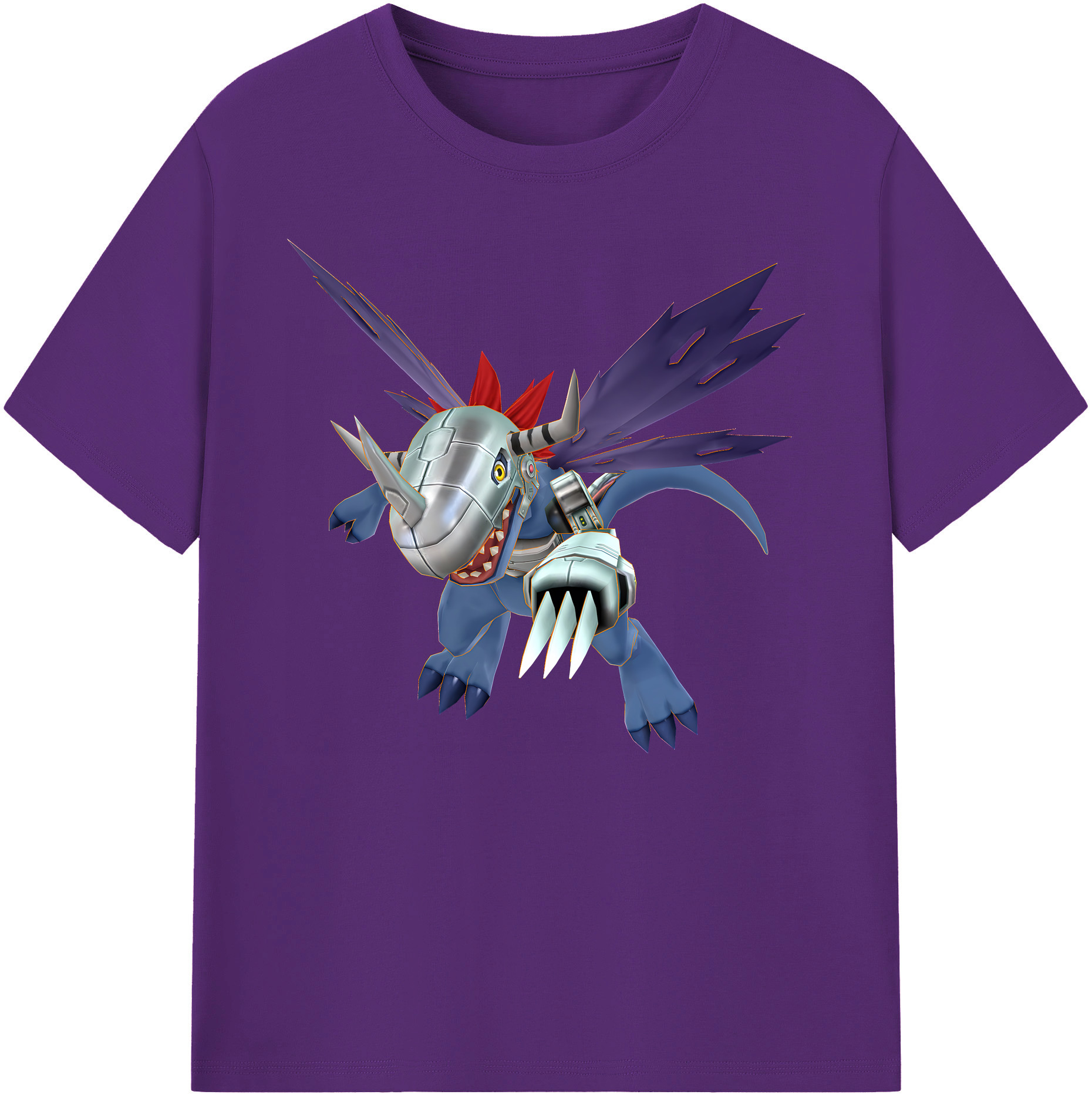 （画像用） Digimon デジタルモンスター/デジモン 綿100％ メンズ半袖Tシャツ｜肌触りやわらか＆通気性