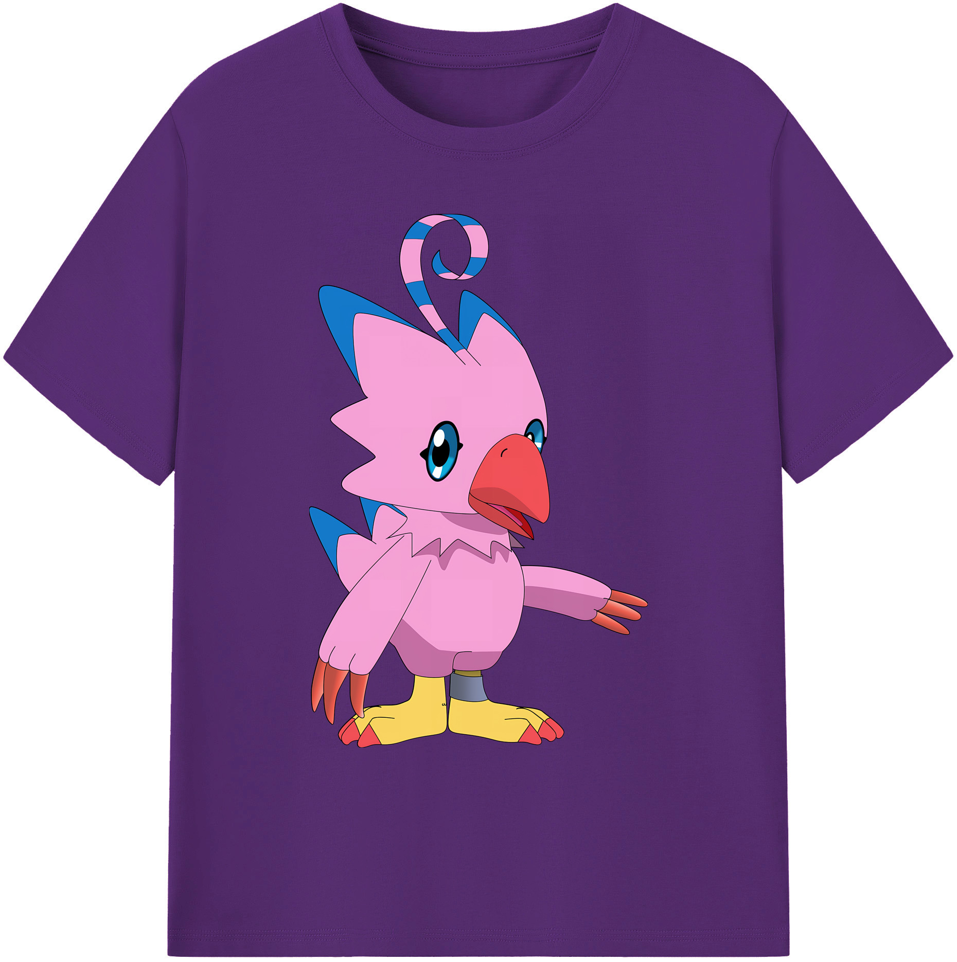 （画像用） Digimon デジタルモンスター/デジモン 綿100％ メンズ半袖Tシャツ｜肌触りやわらか＆通気性