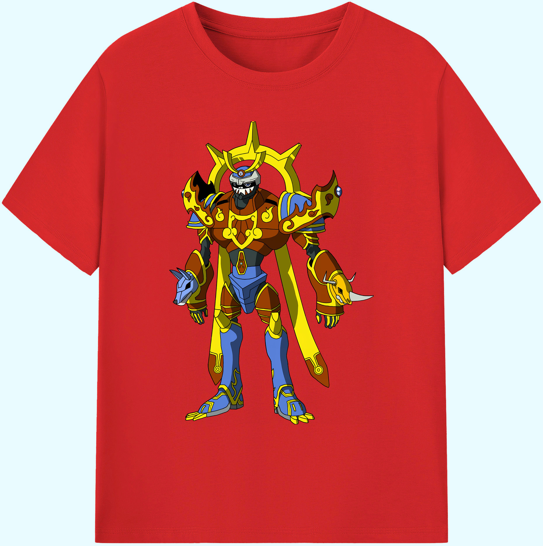 （画像用） Digimon デジタルモンスター/デジモン 綿100％ メンズ半袖Tシャツ｜肌触りやわらか＆通気性