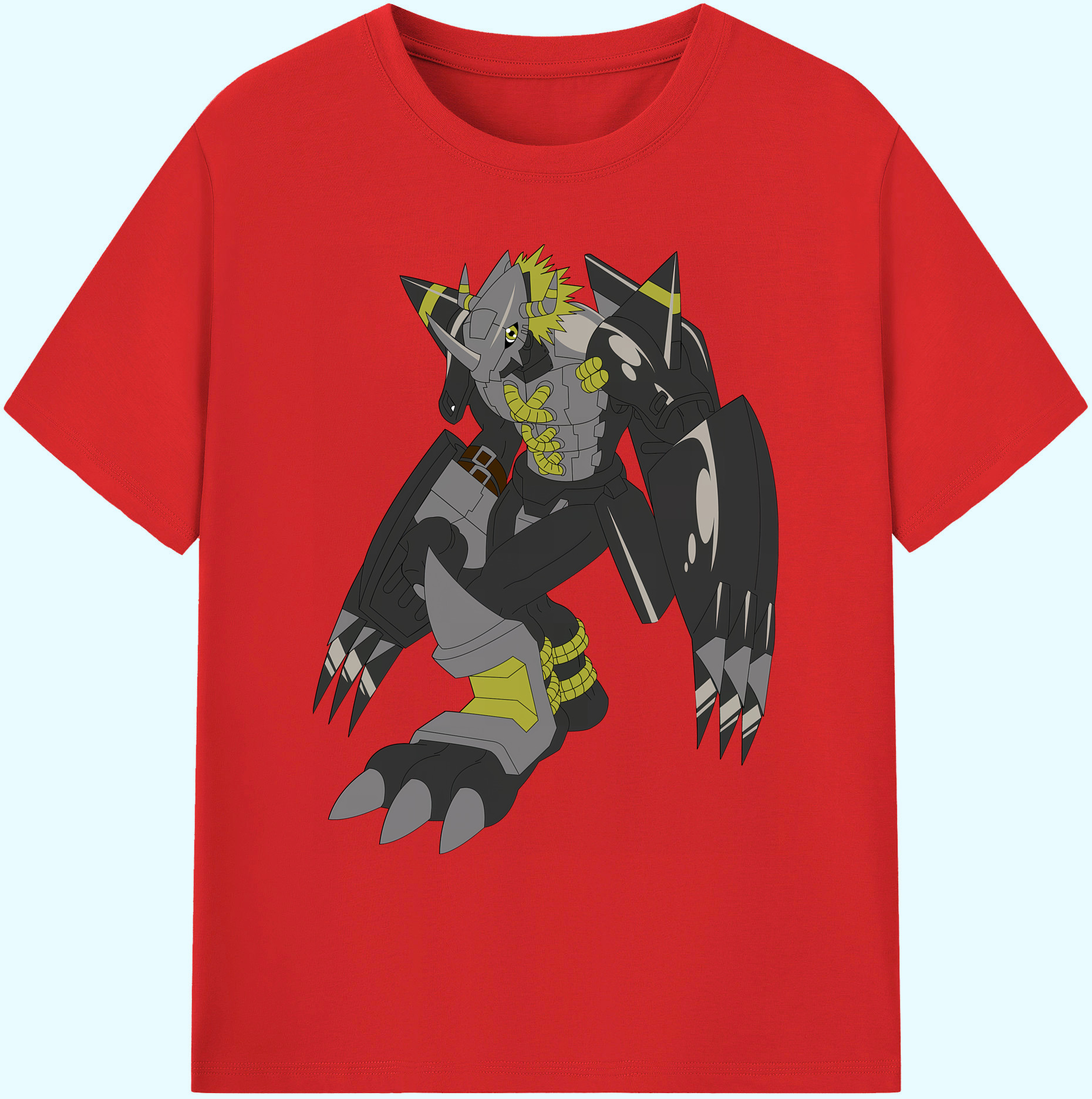 （画像用） Digimon デジタルモンスター/デジモン 綿100％ メンズ半袖Tシャツ｜肌触りやわらか＆通気性
