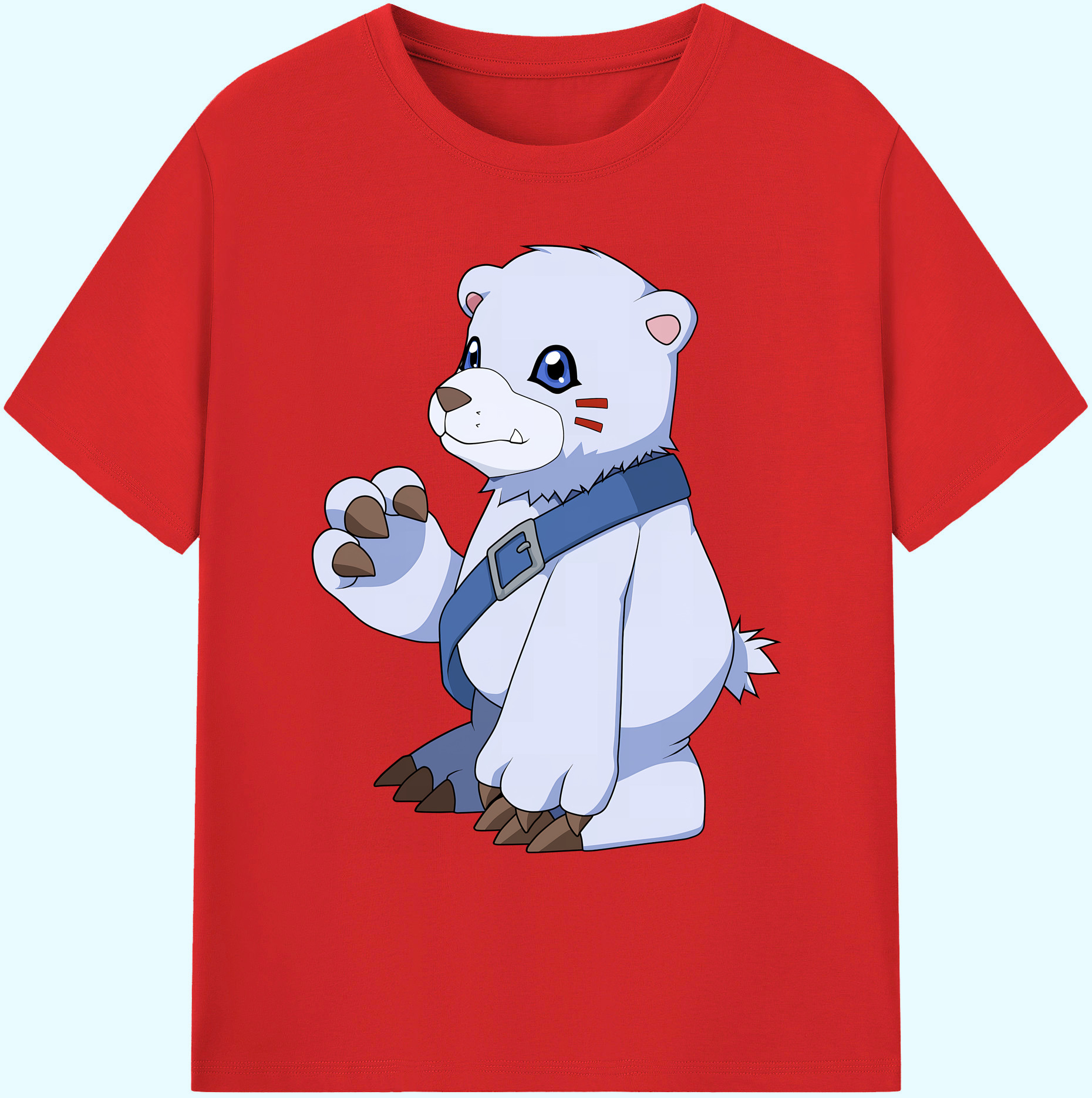 （画像用） Digimon デジタルモンスター/デジモン 綿100％ メンズ半袖Tシャツ｜肌触りやわらか＆通気性
