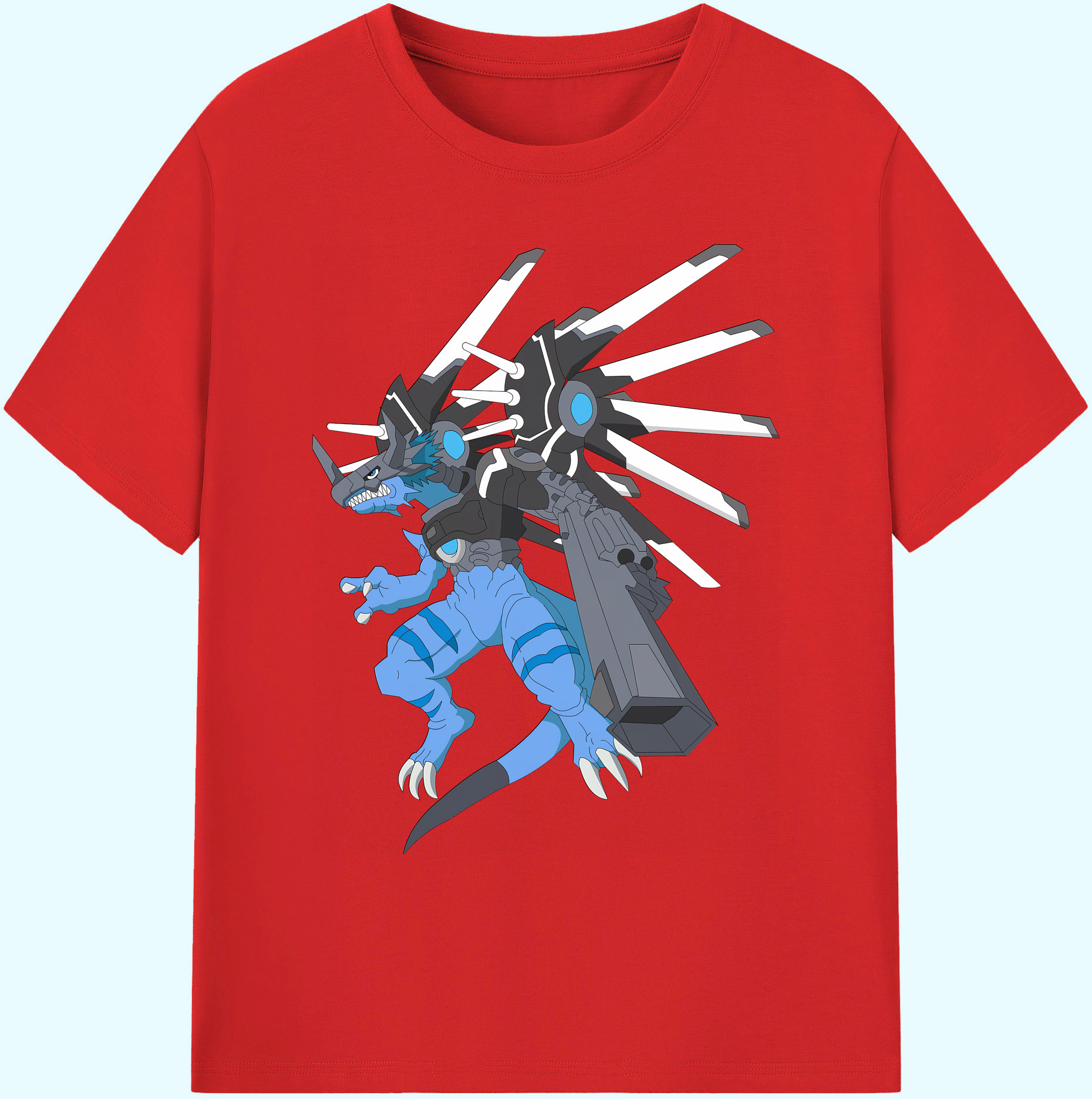 （画像用） Digimon デジタルモンスター/デジモン 綿100％ メンズ半袖Tシャツ｜肌触りやわらか＆通気性