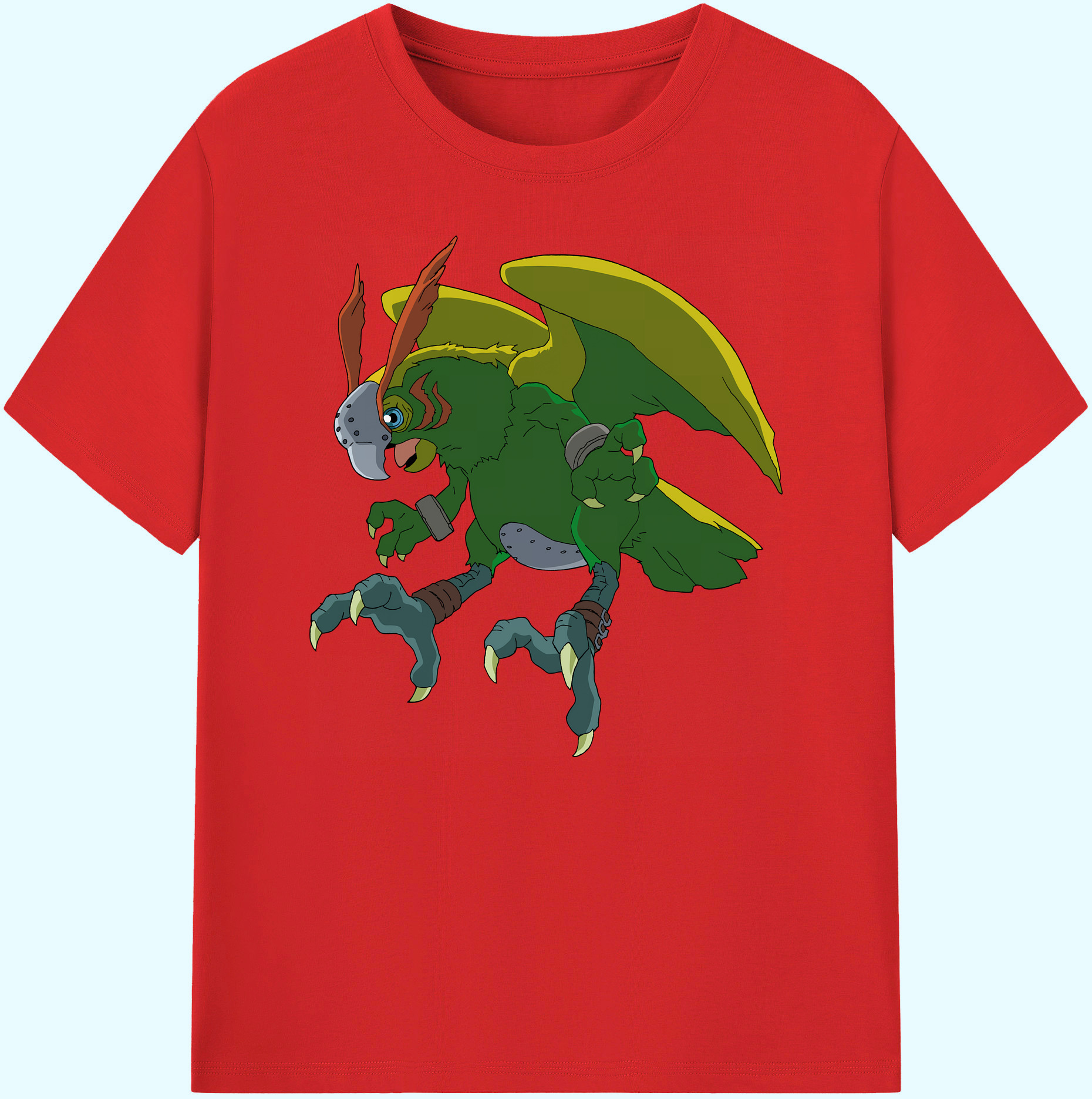 （画像用） Digimon デジタルモンスター/デジモン 綿100％ メンズ半袖Tシャツ｜肌触りやわらか＆通気性