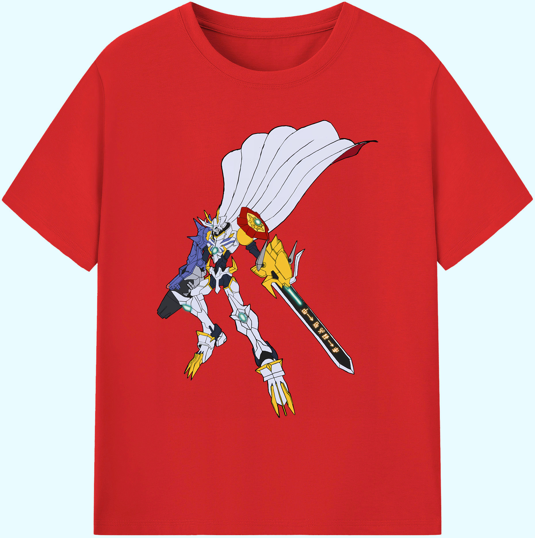 （画像用） Digimon デジタルモンスター/デジモン 綿100％ メンズ半袖Tシャツ｜肌触りやわらか＆通気性