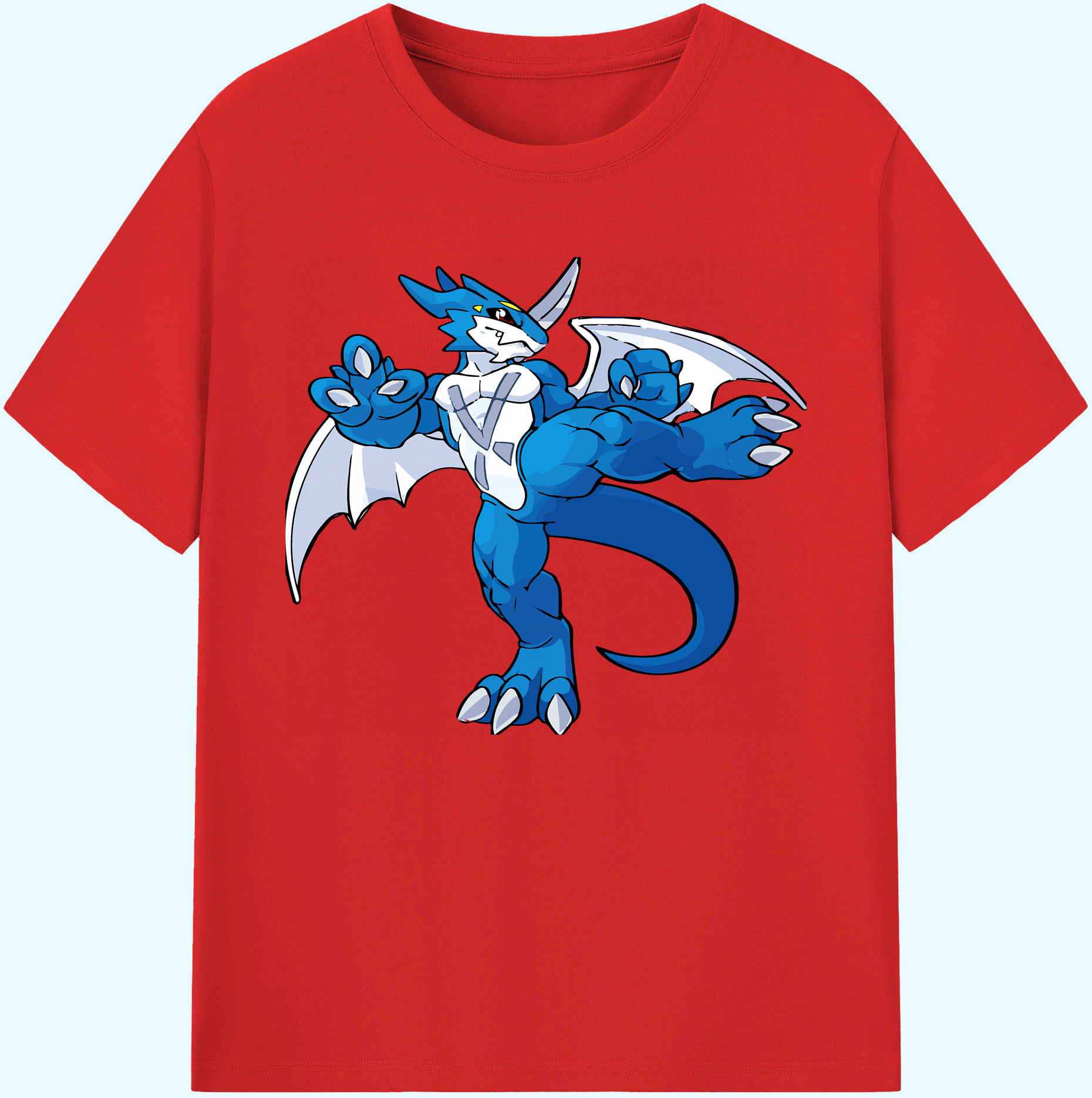 （画像用） Digimon デジタルモンスター/デジモン 綿100％ メンズ半袖Tシャツ｜肌触りやわらか＆通気性