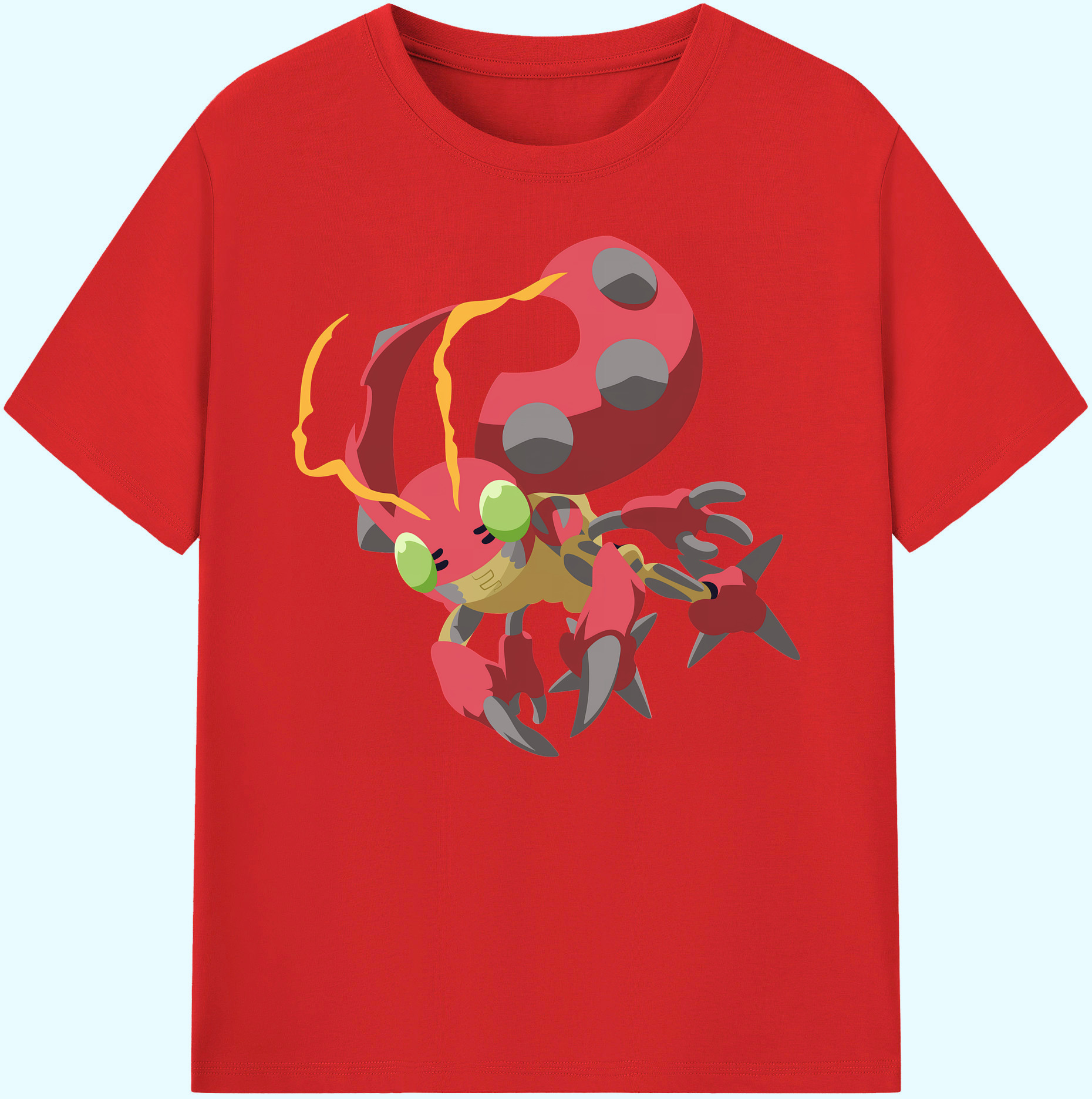 （画像用） Digimon デジタルモンスター/デジモン 綿100％ メンズ半袖Tシャツ｜肌触りやわらか＆通気性