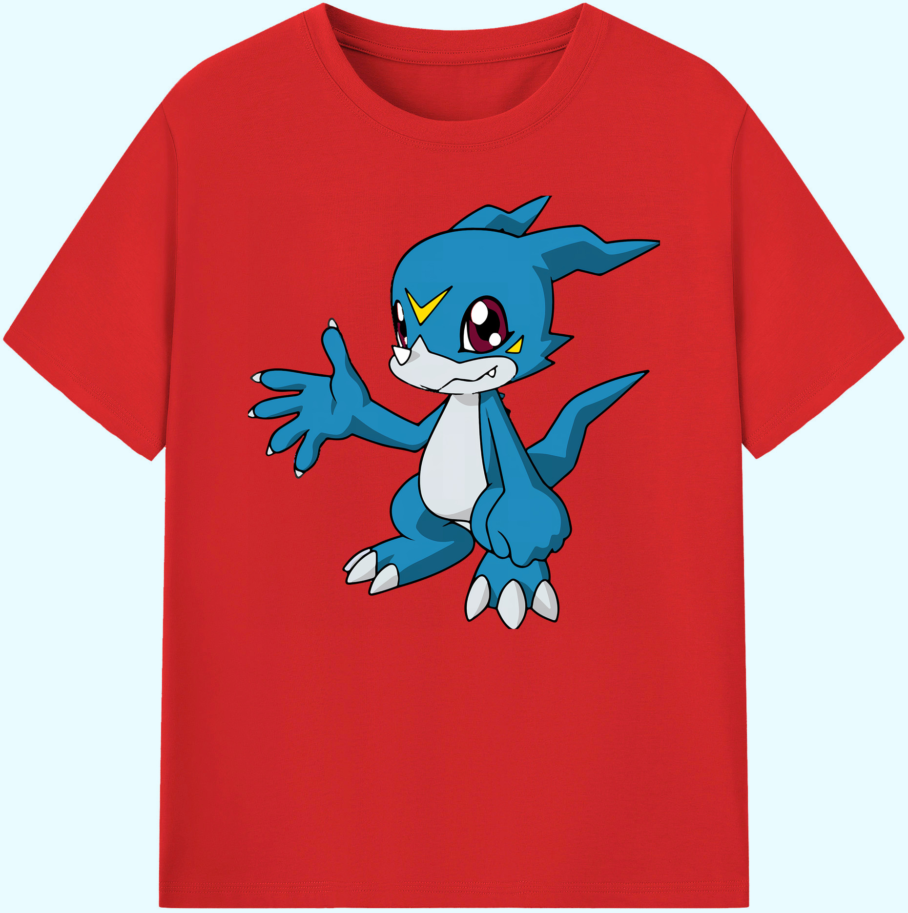 （画像用） Digimon デジタルモンスター/デジモン 綿100％ メンズ半袖Tシャツ｜肌触りやわらか＆通気性