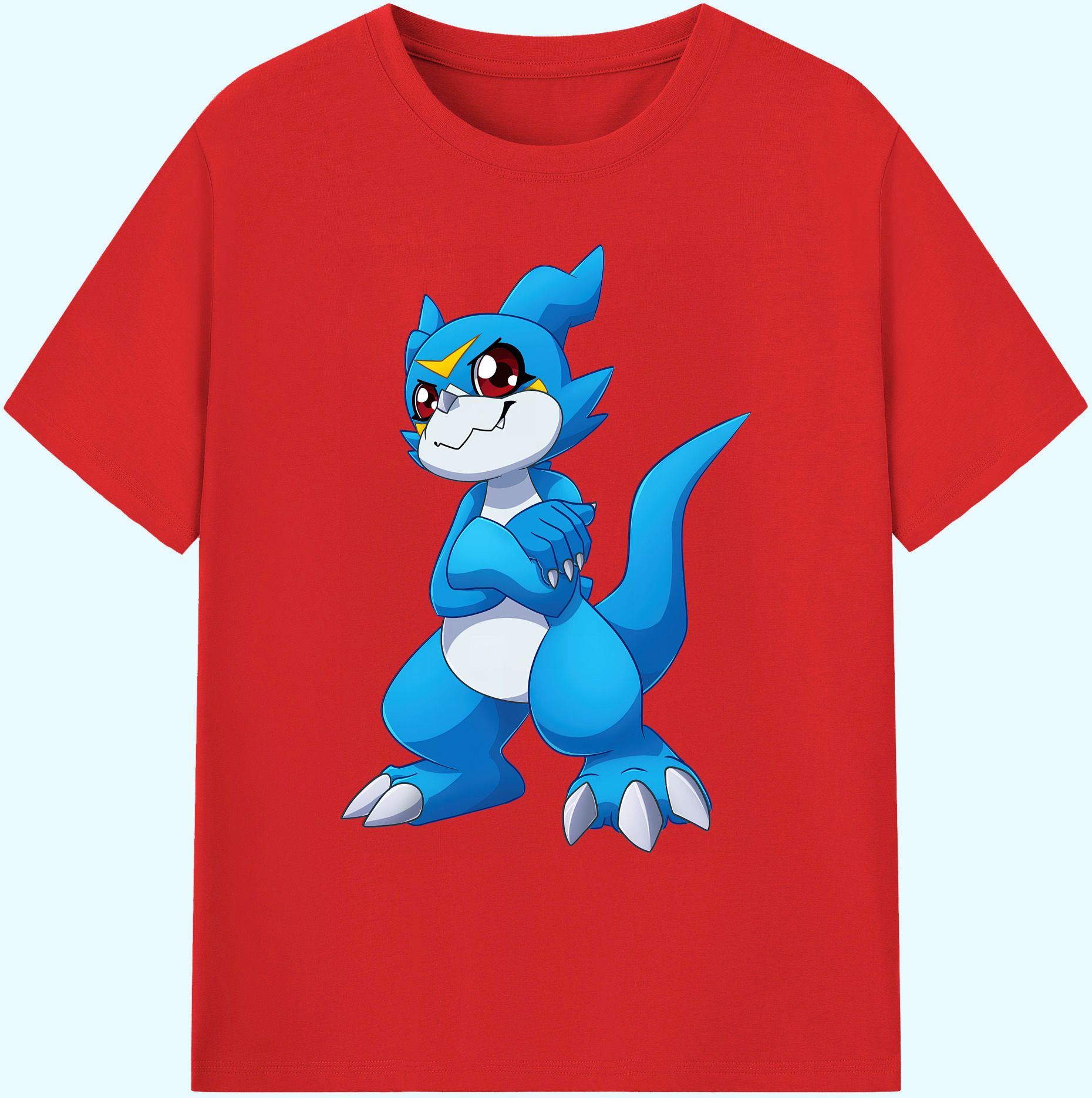 （画像用） Digimon デジタルモンスター/デジモン 綿100％ メンズ半袖Tシャツ｜肌触りやわらか＆通気性