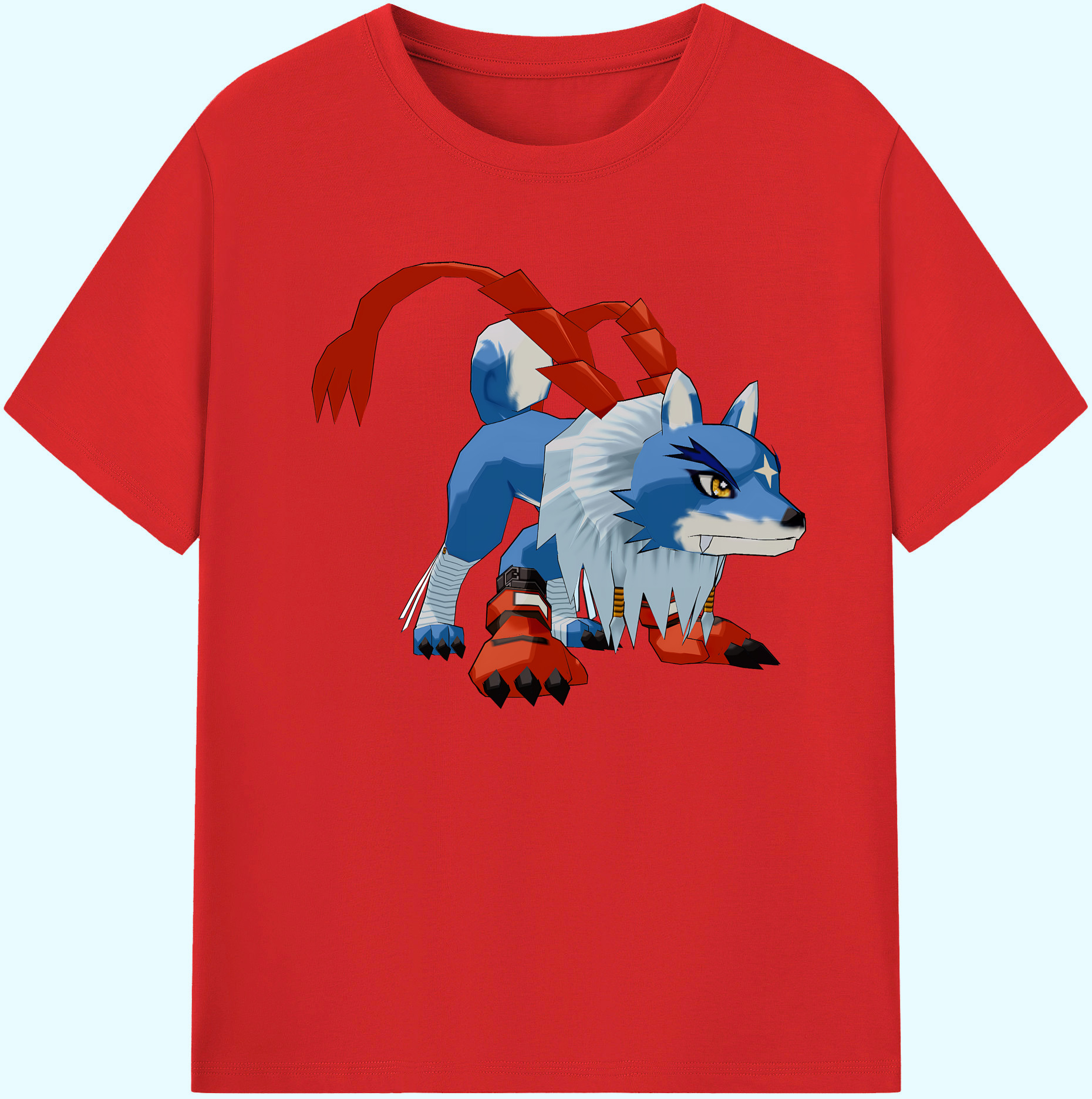（画像用） Digimon デジタルモンスター/デジモン 綿100％ メンズ半袖Tシャツ｜肌触りやわらか＆通気性