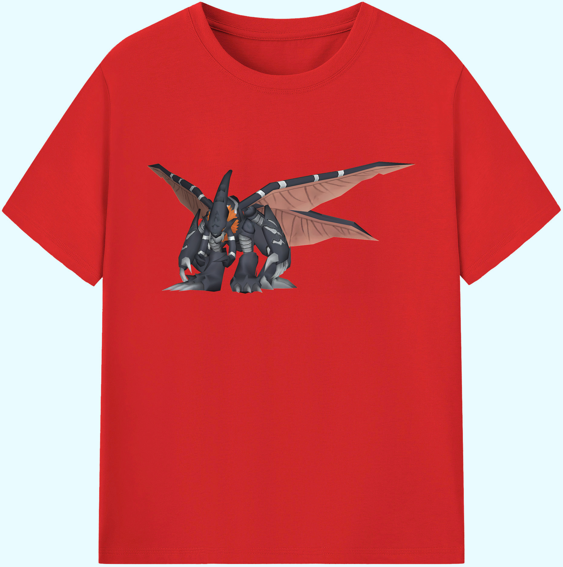 （画像用） Digimon デジタルモンスター/デジモン 綿100％ メンズ半袖Tシャツ｜肌触りやわらか＆通気性