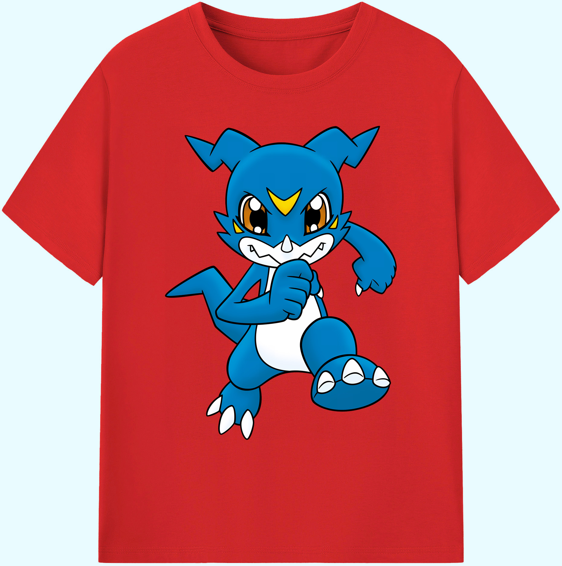 （画像用） Digimon デジタルモンスター/デジモン 綿100％ メンズ半袖Tシャツ｜肌触りやわらか＆通気性