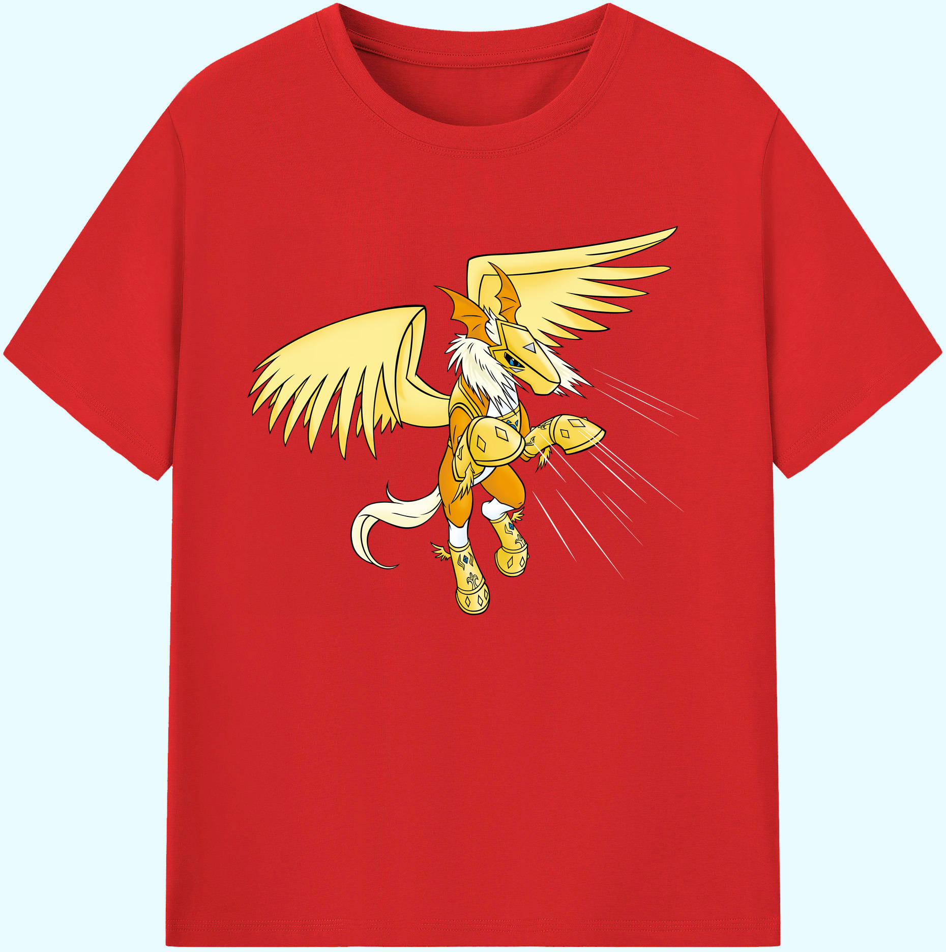 （画像用） Digimon デジタルモンスター/デジモン 綿100％ メンズ半袖Tシャツ｜肌触りやわらか＆通気性